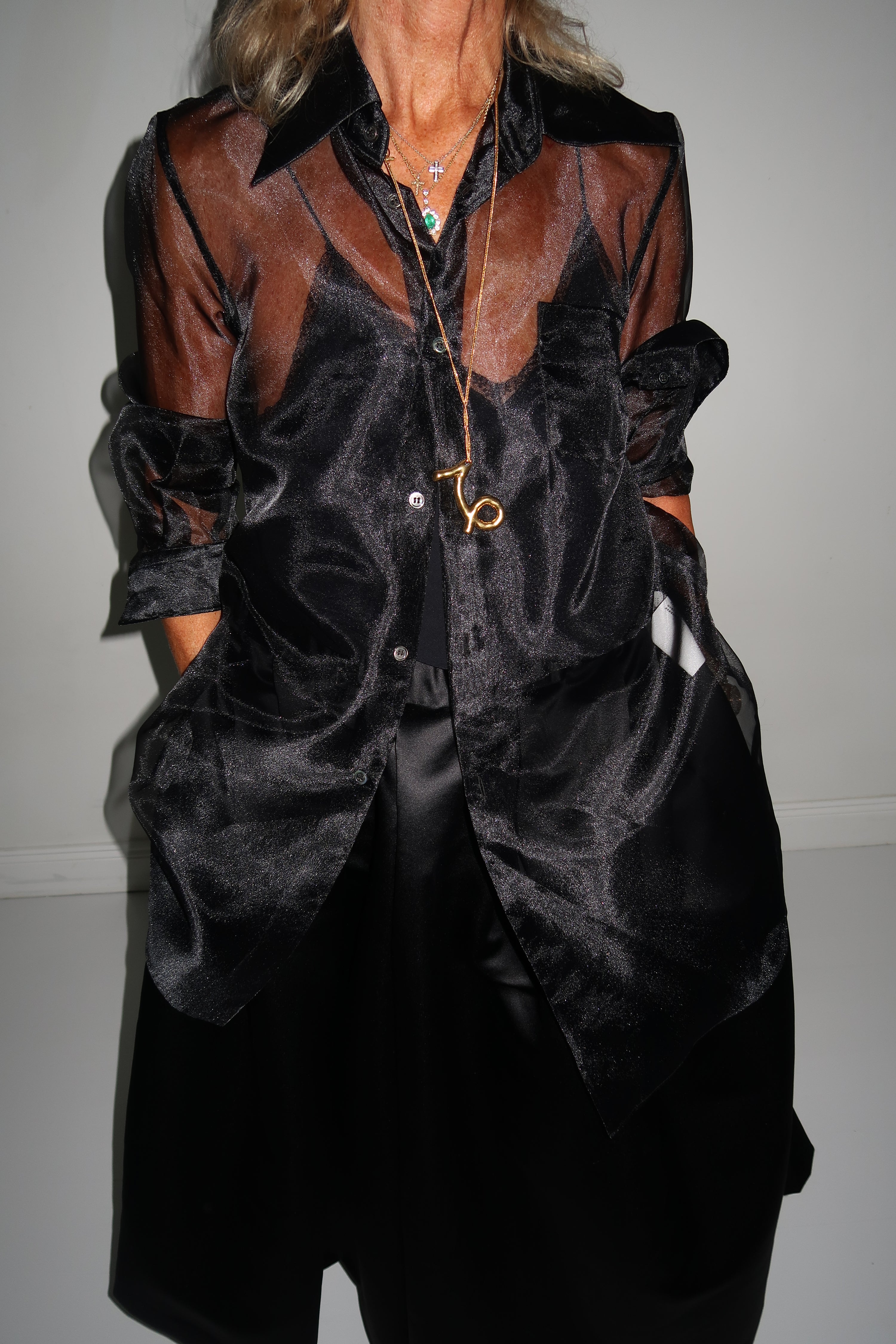 Comme des Garçons See Shirt Black