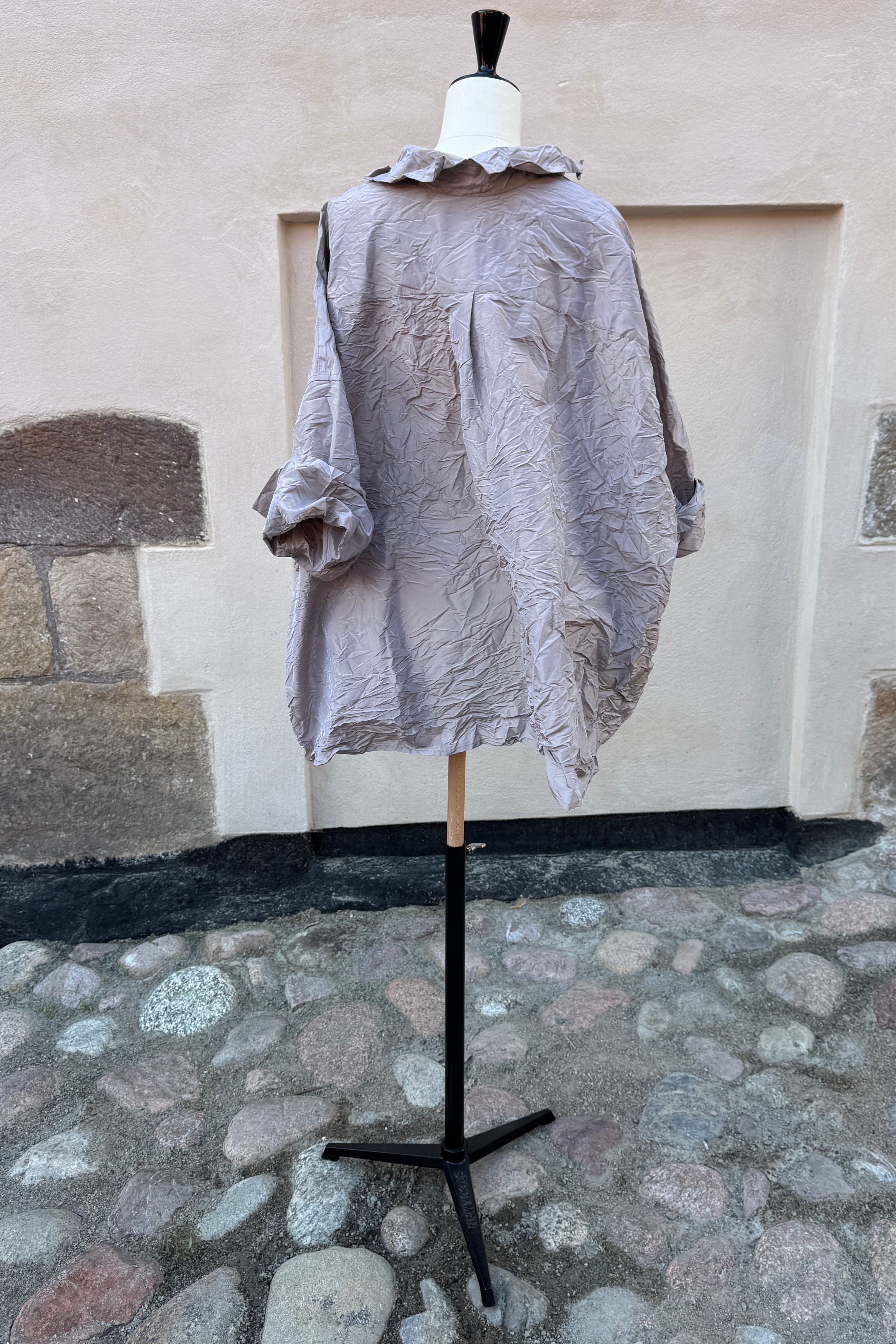 Daniela Gregis Taffeta Silk Venice Blouse - Earth