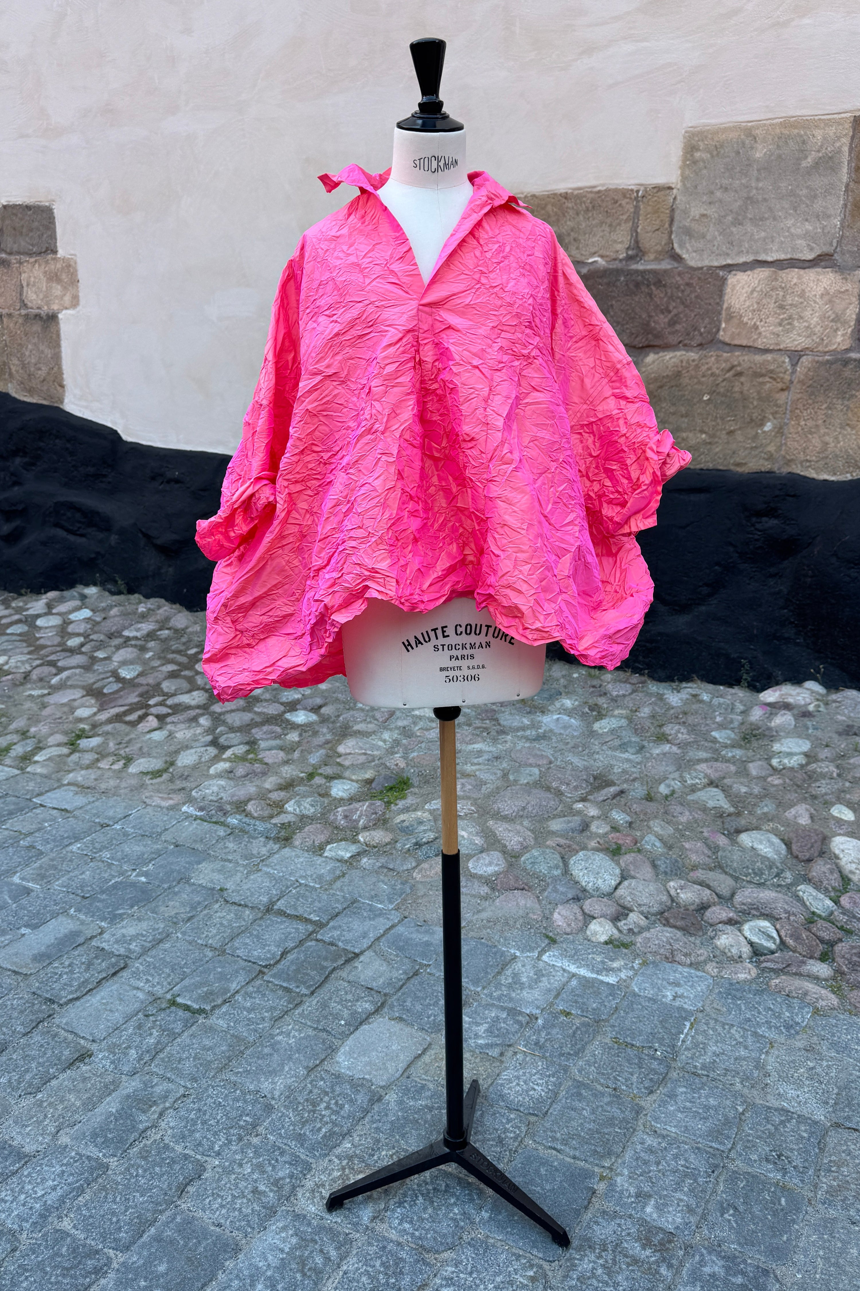 Daniela Gregis Silk Taffeta Venice Blouse - Candy