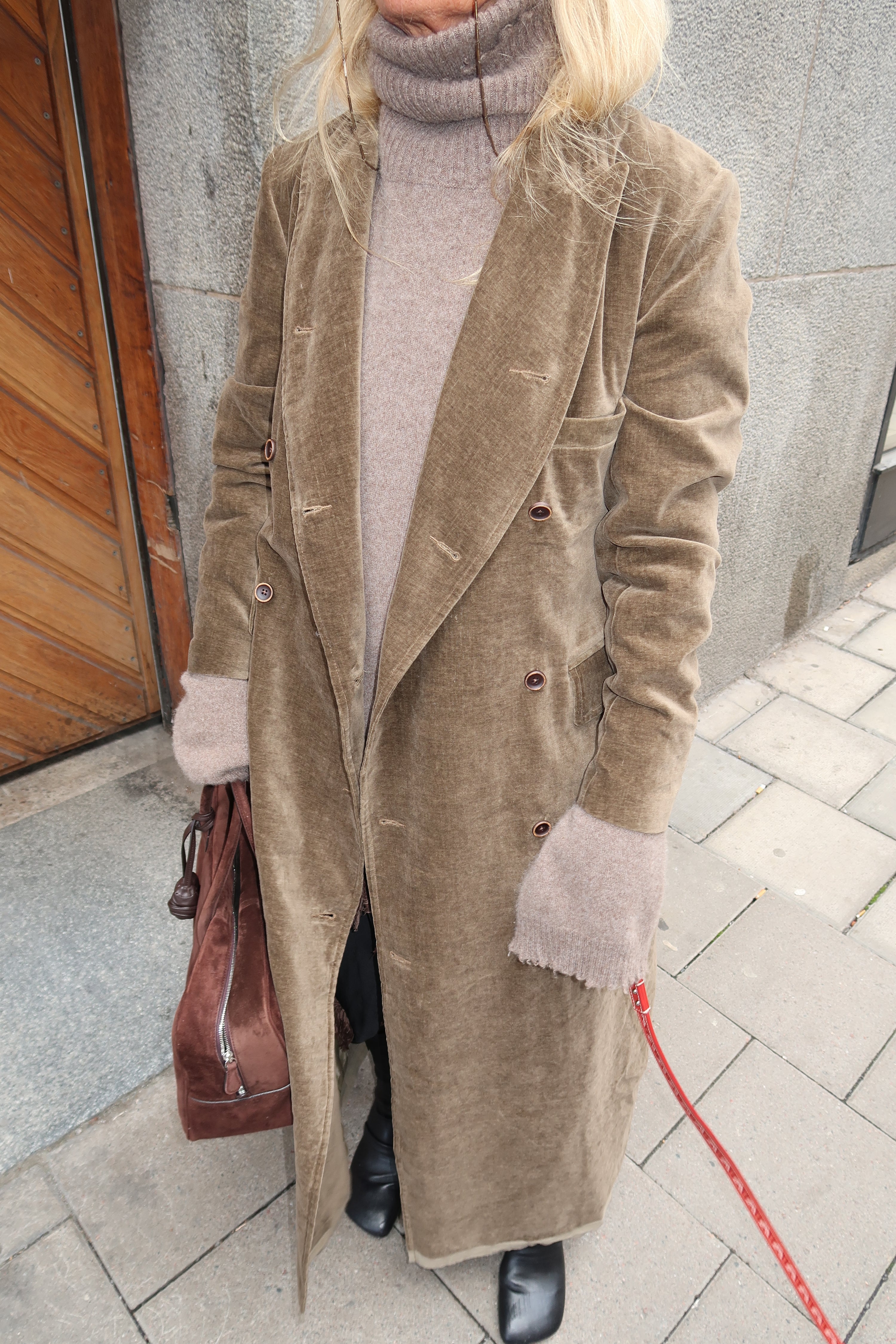 Uma Wang Cigna Coat Olive