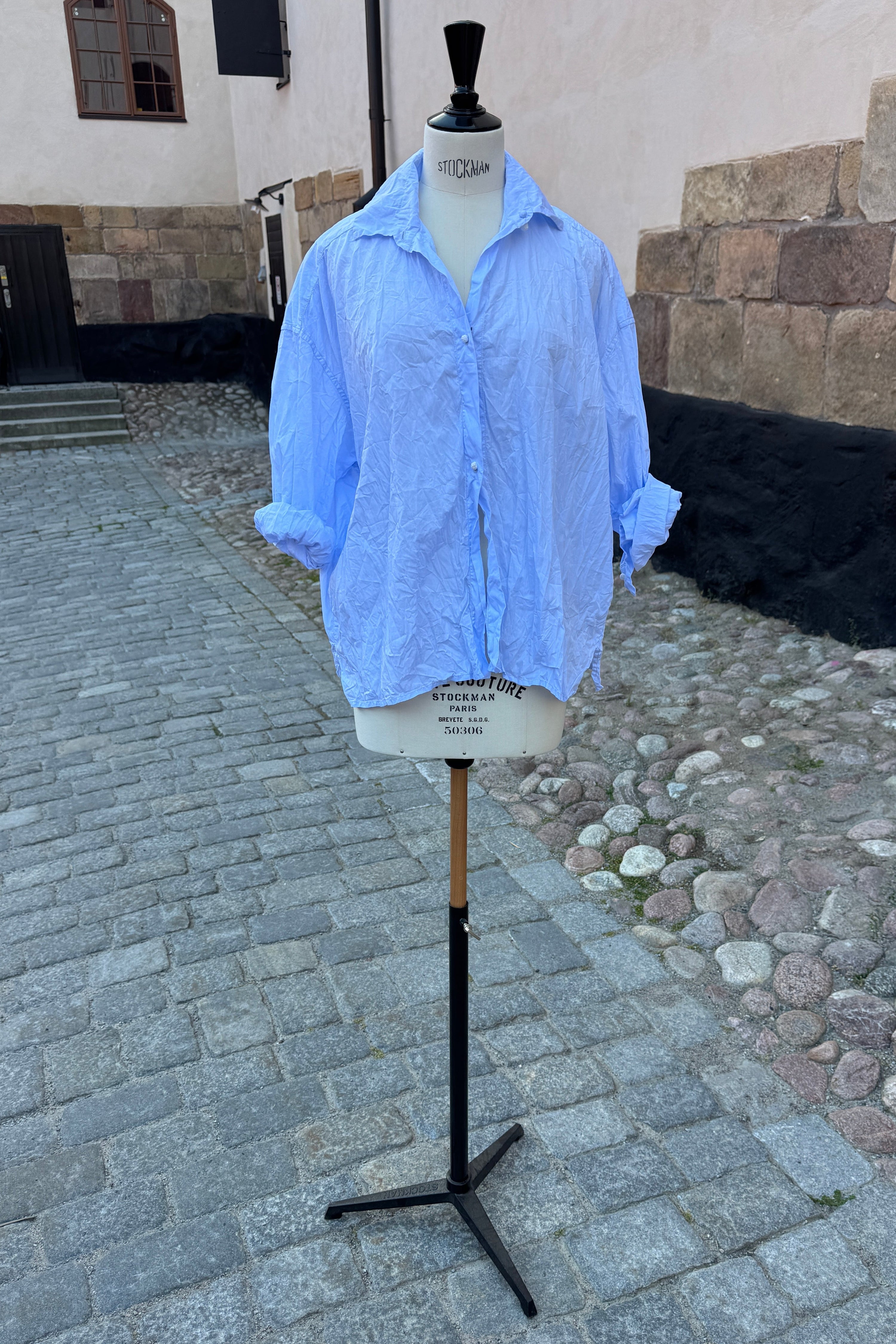 Daniela Gregis crispy lil cotton shirt in LightBlue