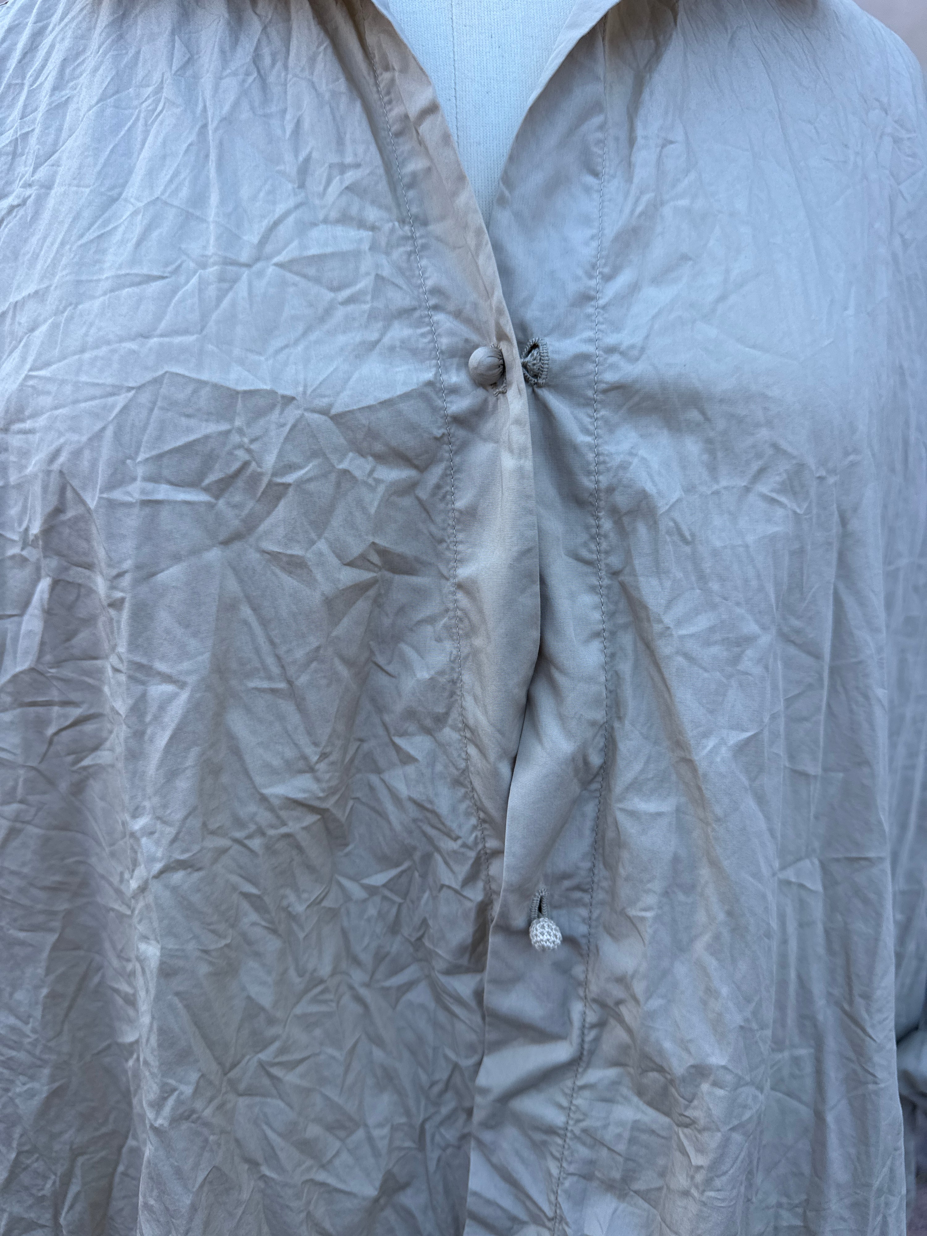Daniela Gregis crispy lil cotton shirt in Beige