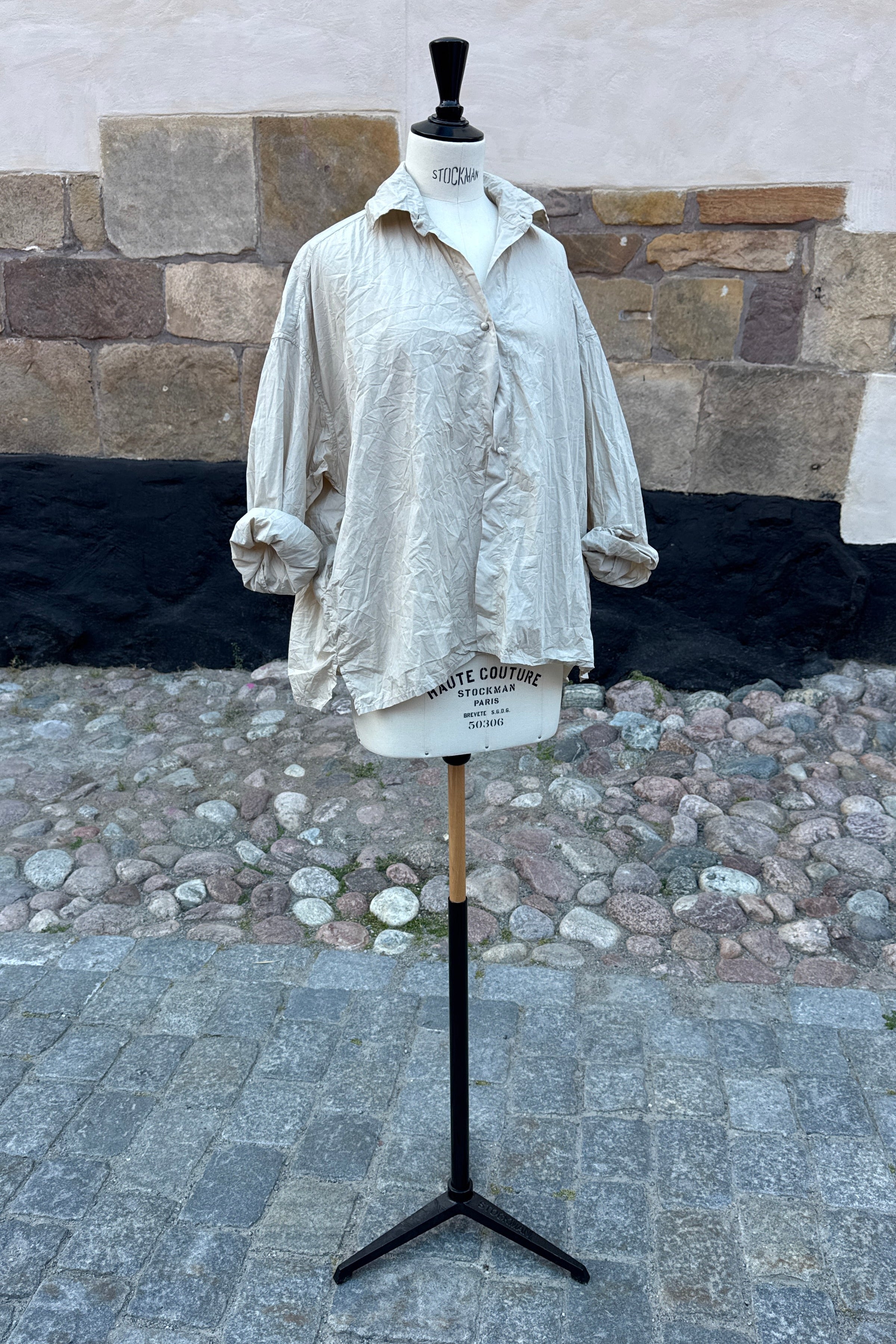 Daniela Gregis crispy lil cotton shirt in Beige