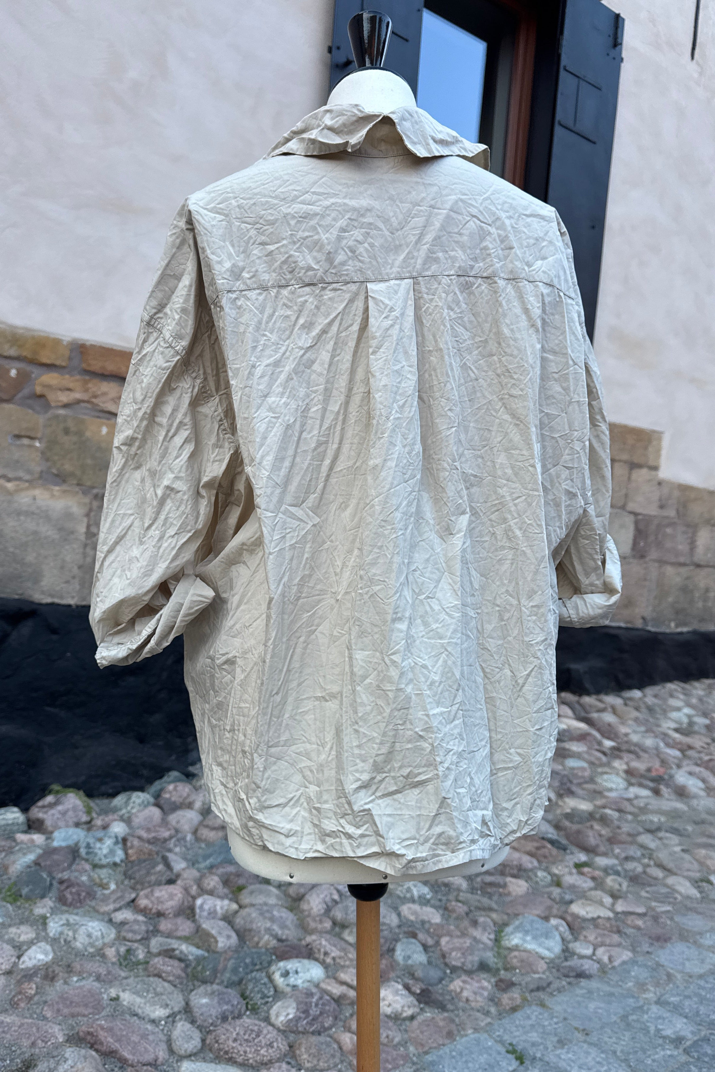 Daniela Gregis crispy lil cotton shirt in Beige