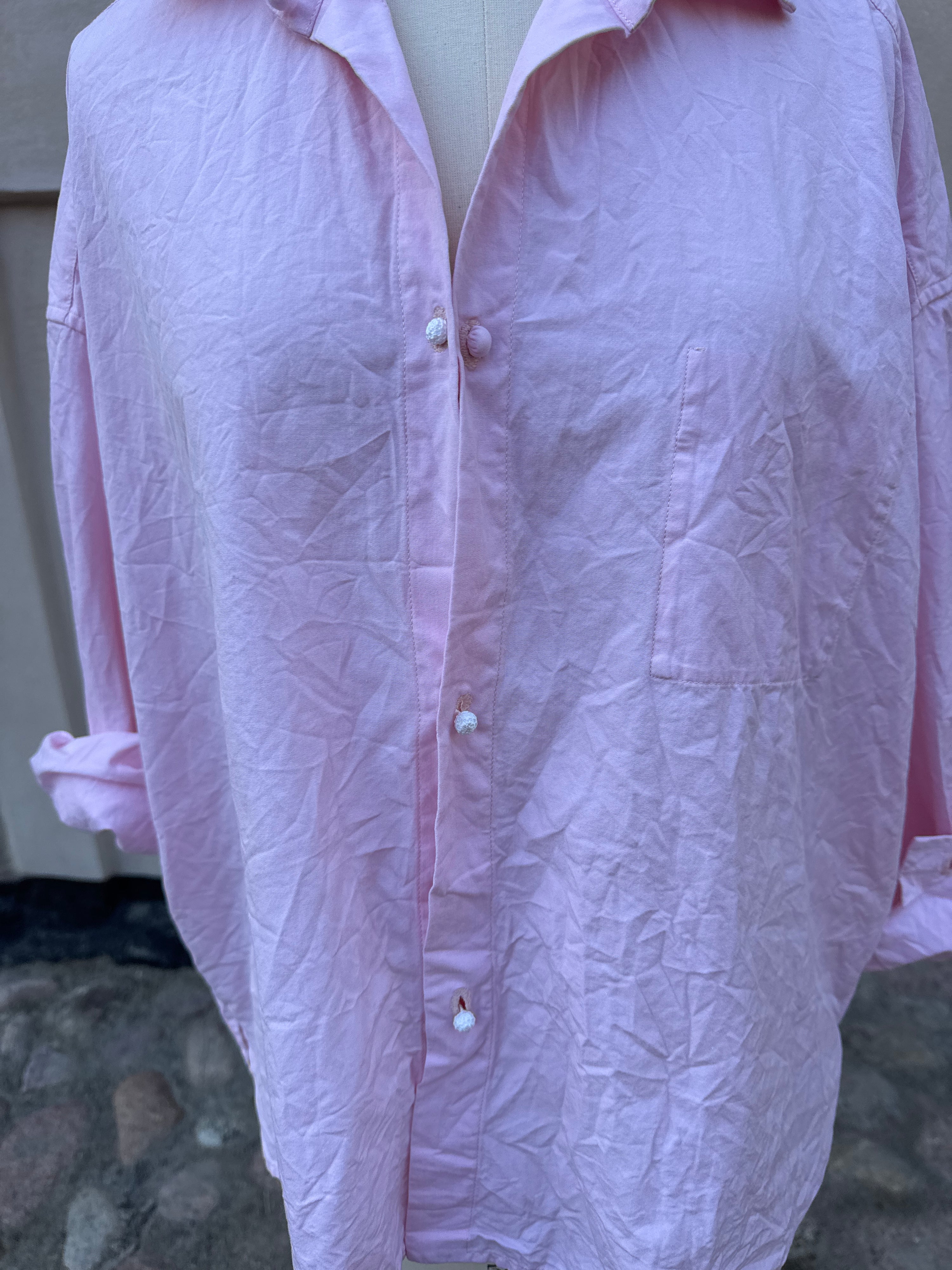 Daniela Gregis Spirito Cotton Shirt in Rose
