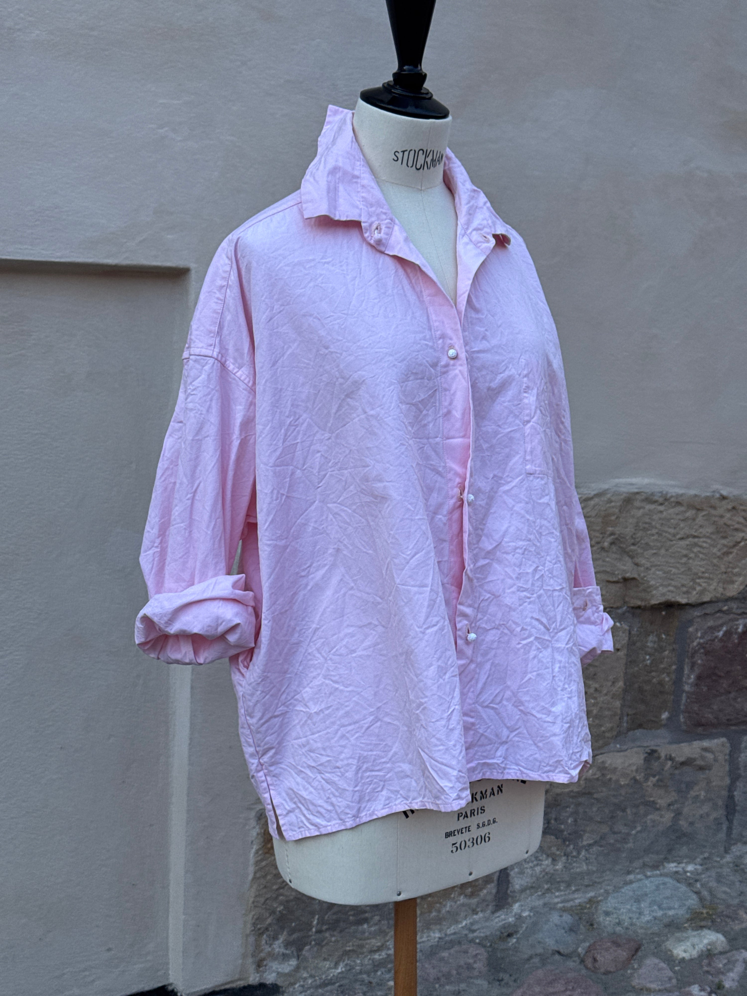 Daniela Gregis Spirito Cotton Shirt in Rose
