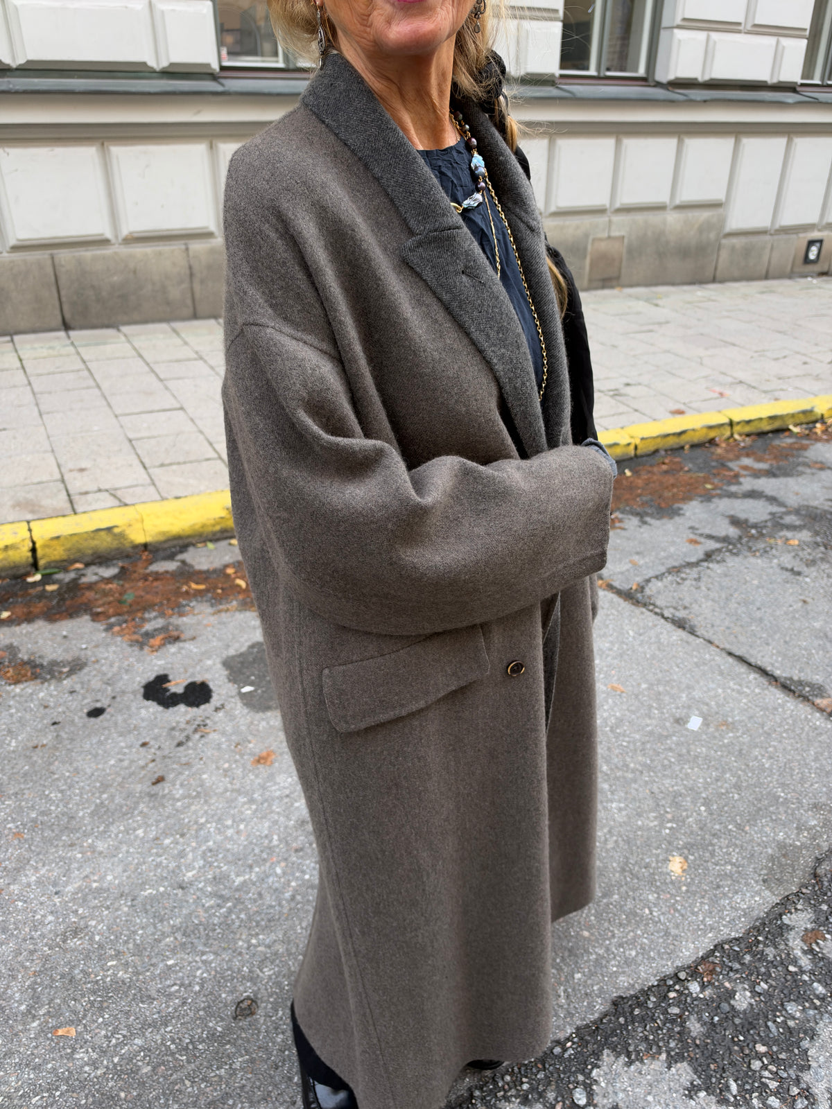 Uma Wang Turino Cashmere and Silk Coat