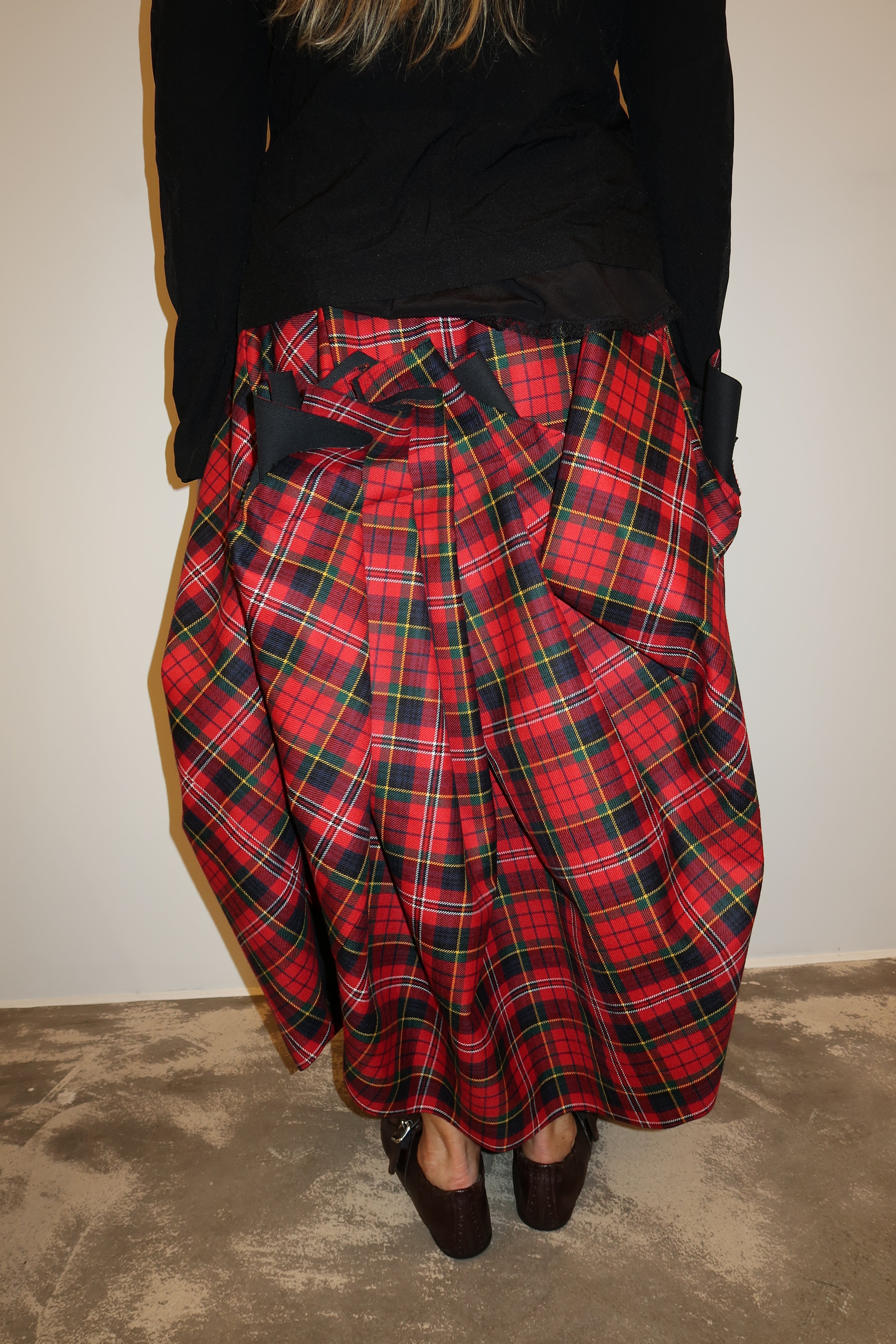Comme des Garçons tartan skirt