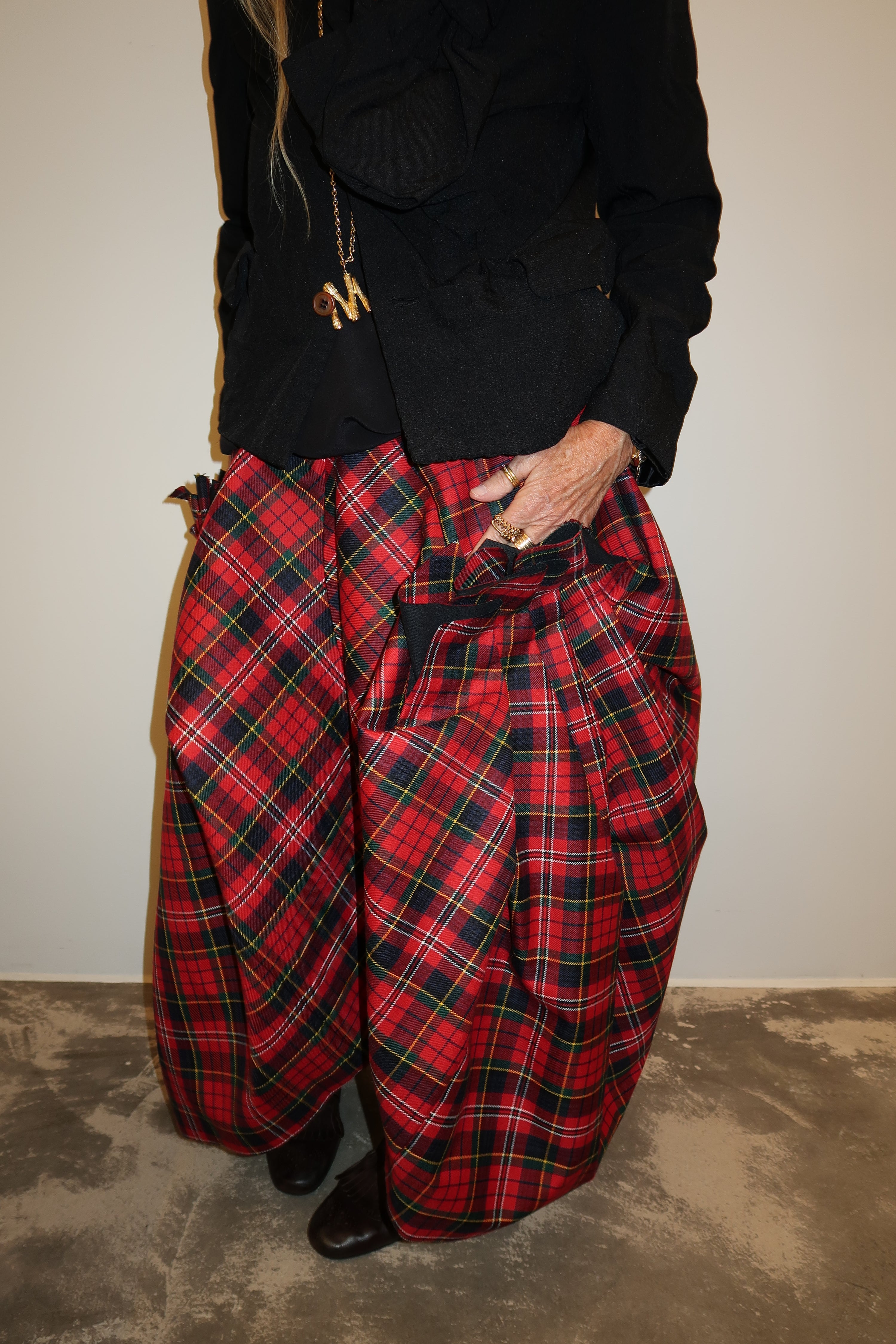 Comme des Garçons tartan skirt