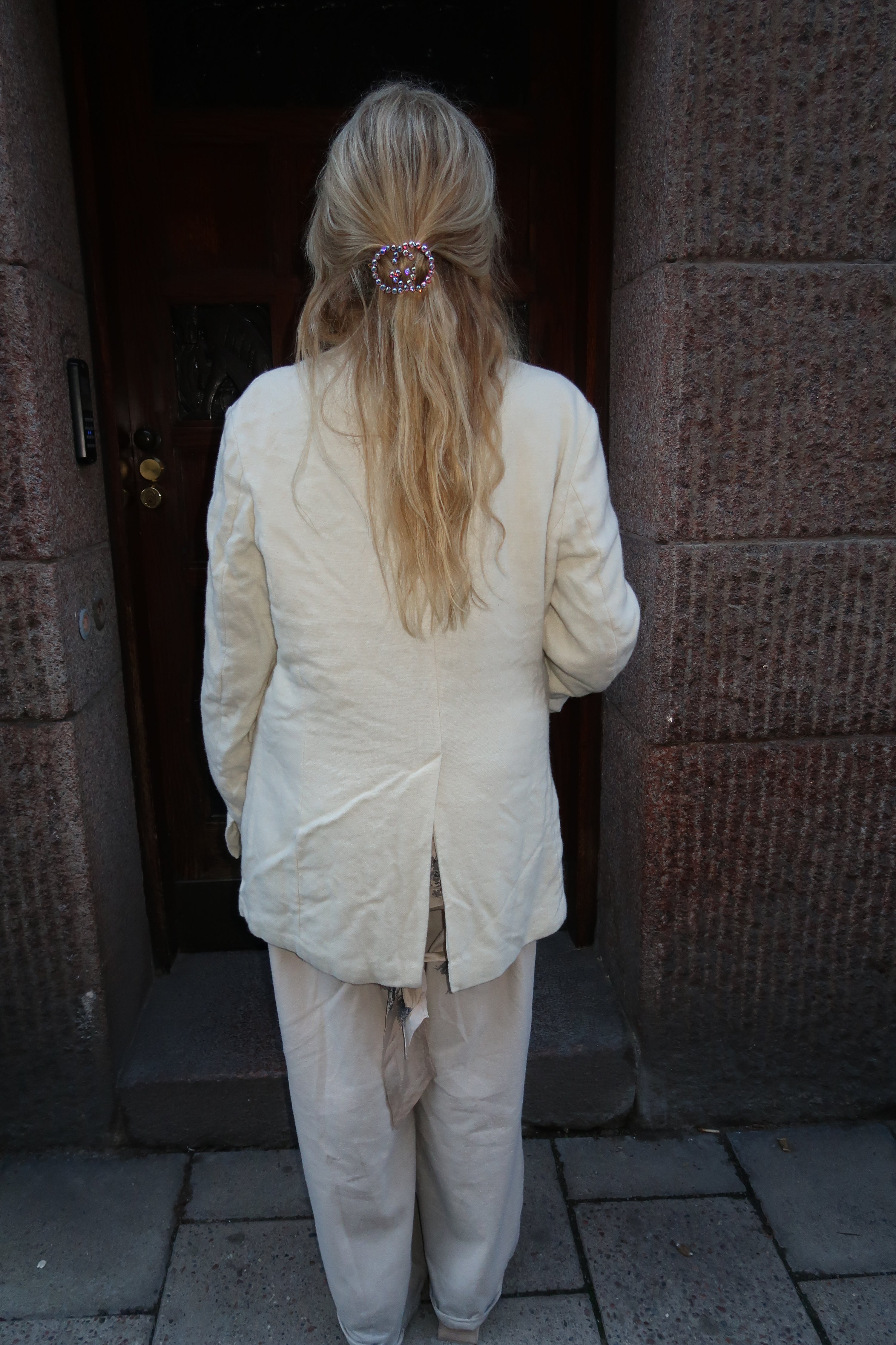 Daniela Gregis boiled jacket in cream