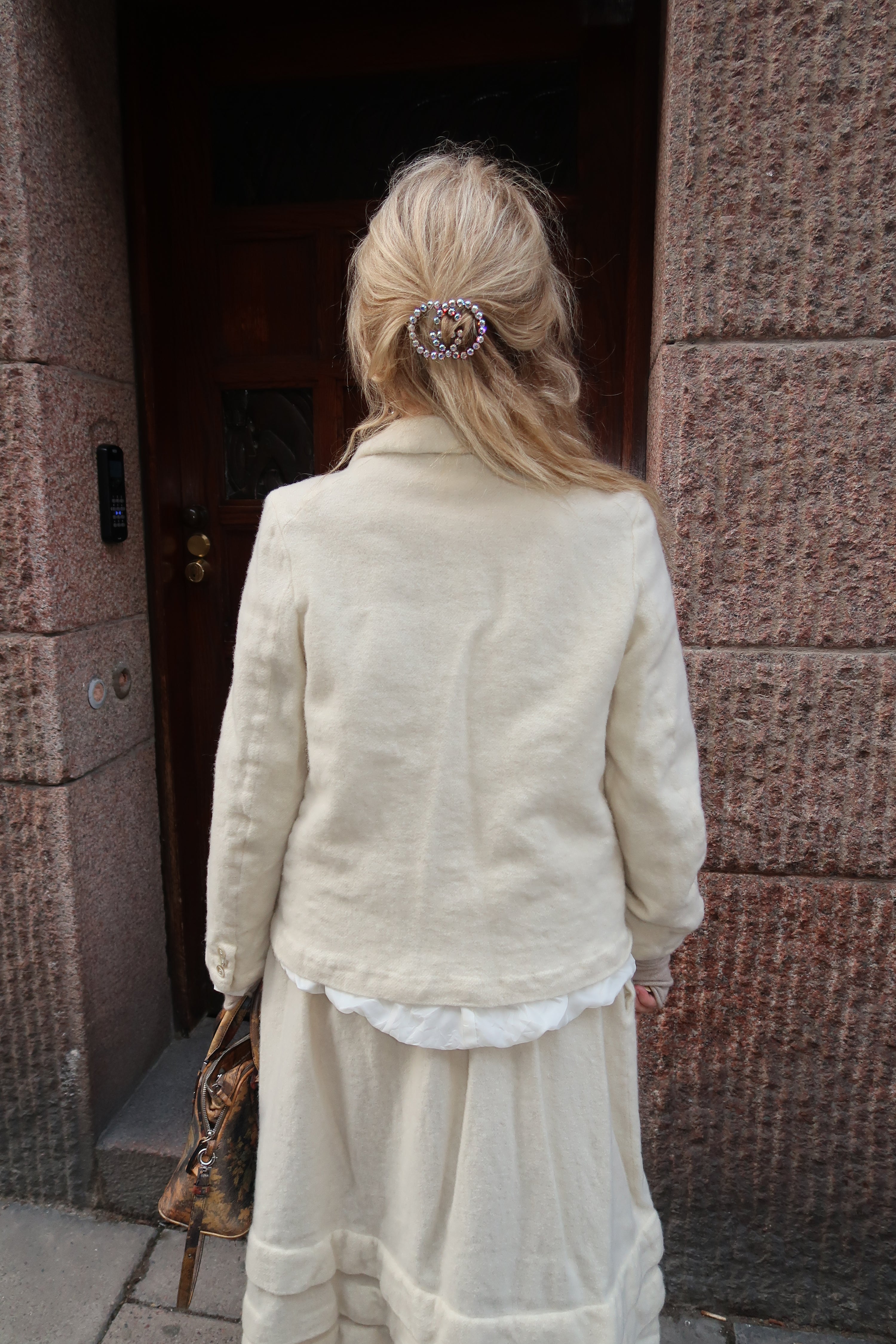 Comme des Garçons cream jacket