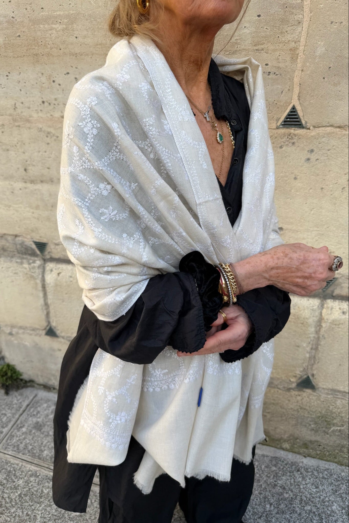 Yaser Shaw Scarf - Chantilly