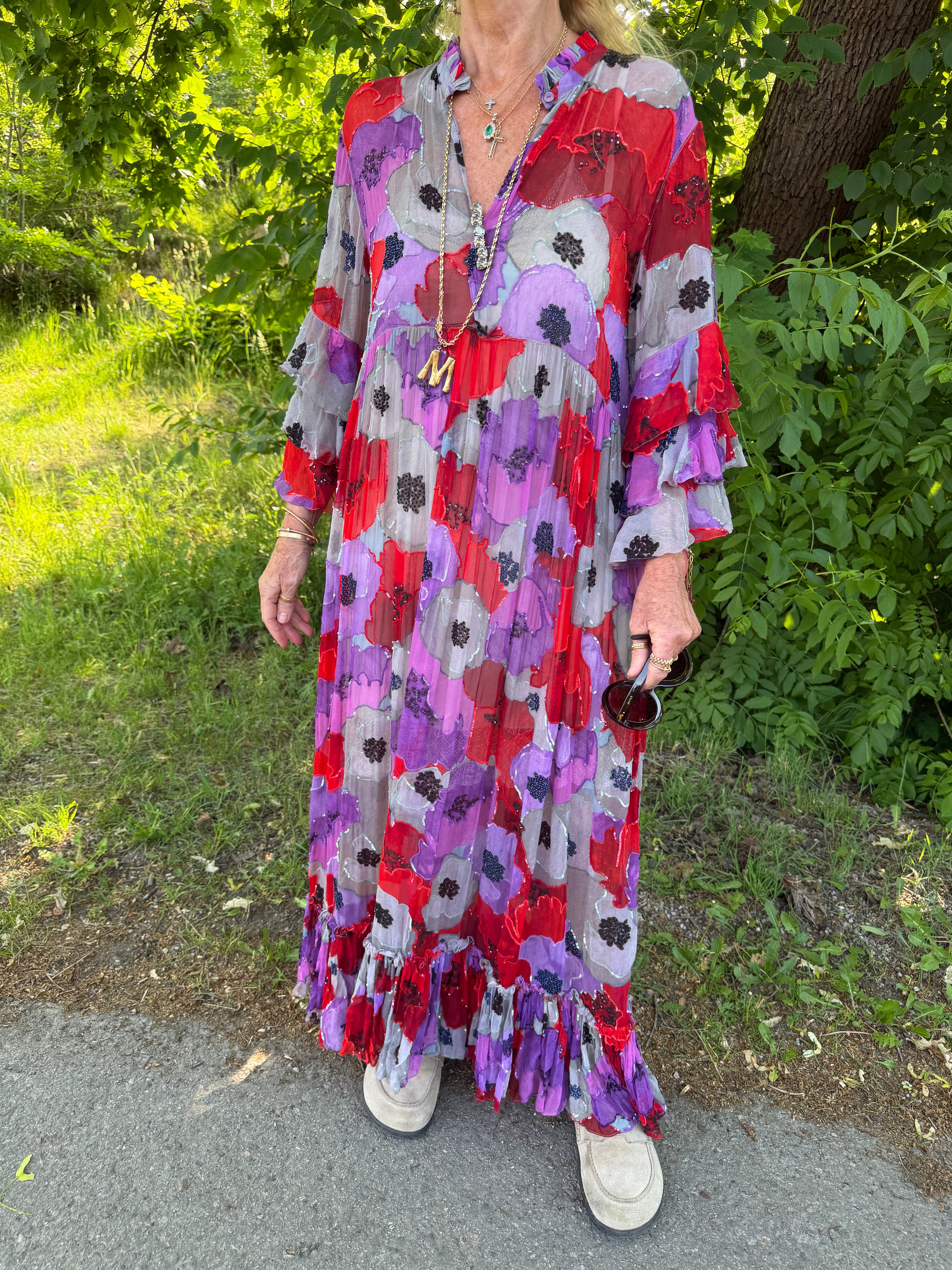 Pero Embellished Dim Flower Dress