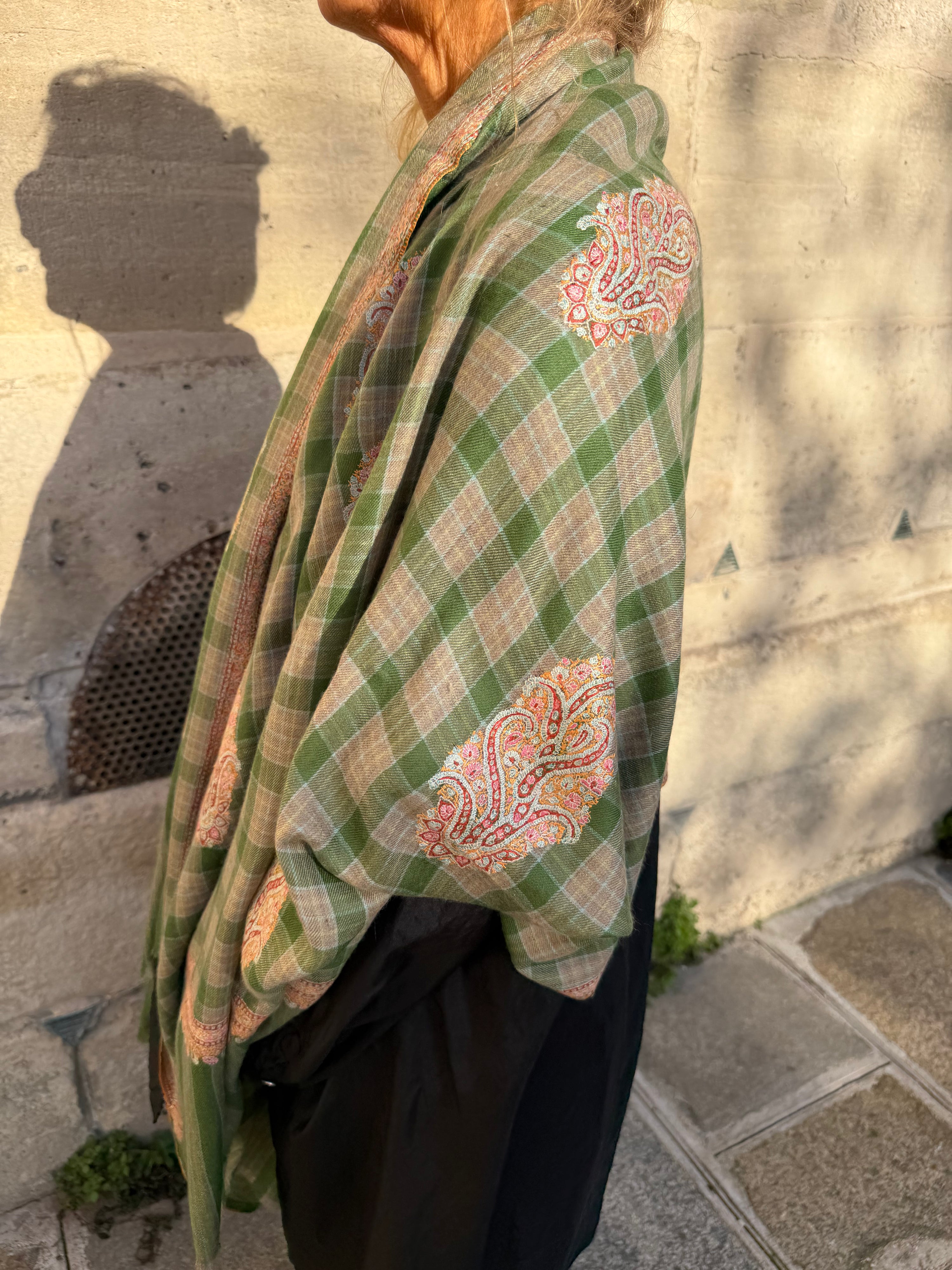 Yaser Shaw Scarf - Verde