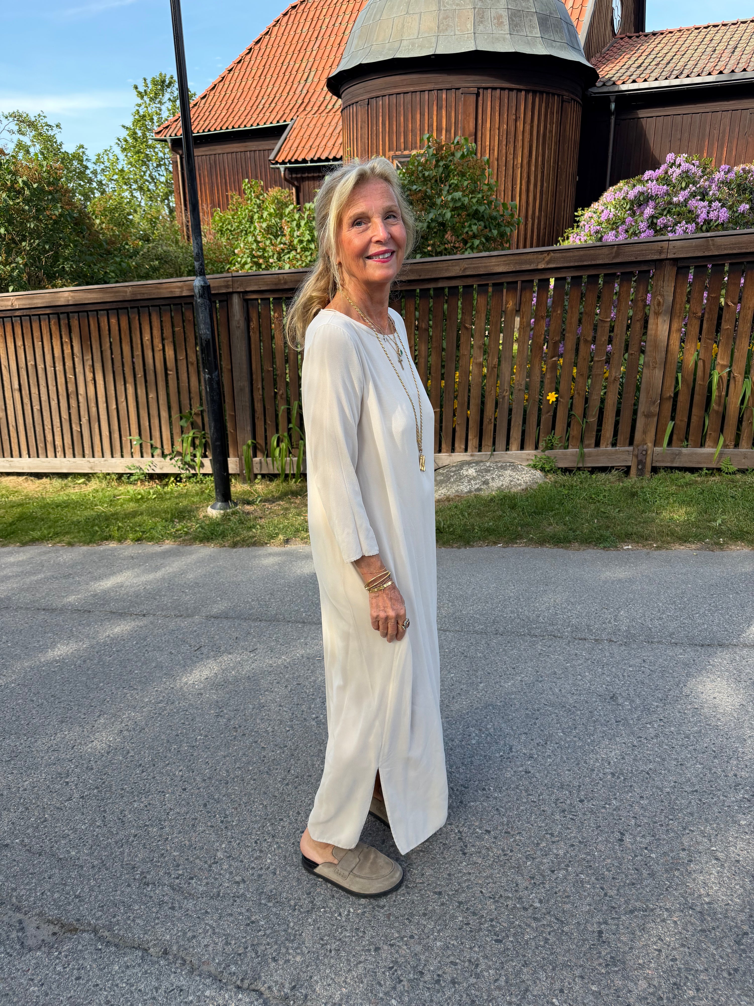 Private Essential Dress in Ecru