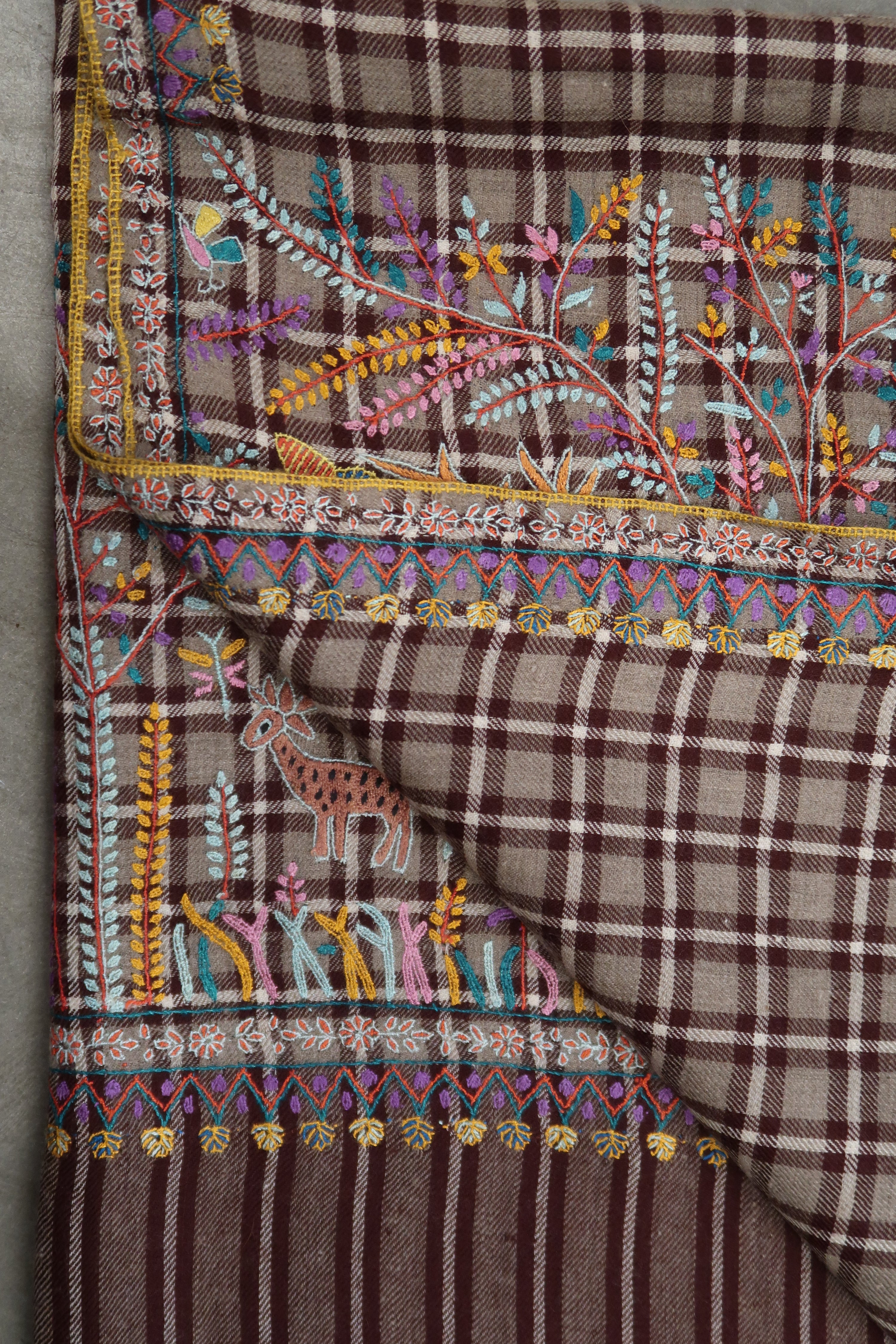 Yaser Shaw Scarf - Earth