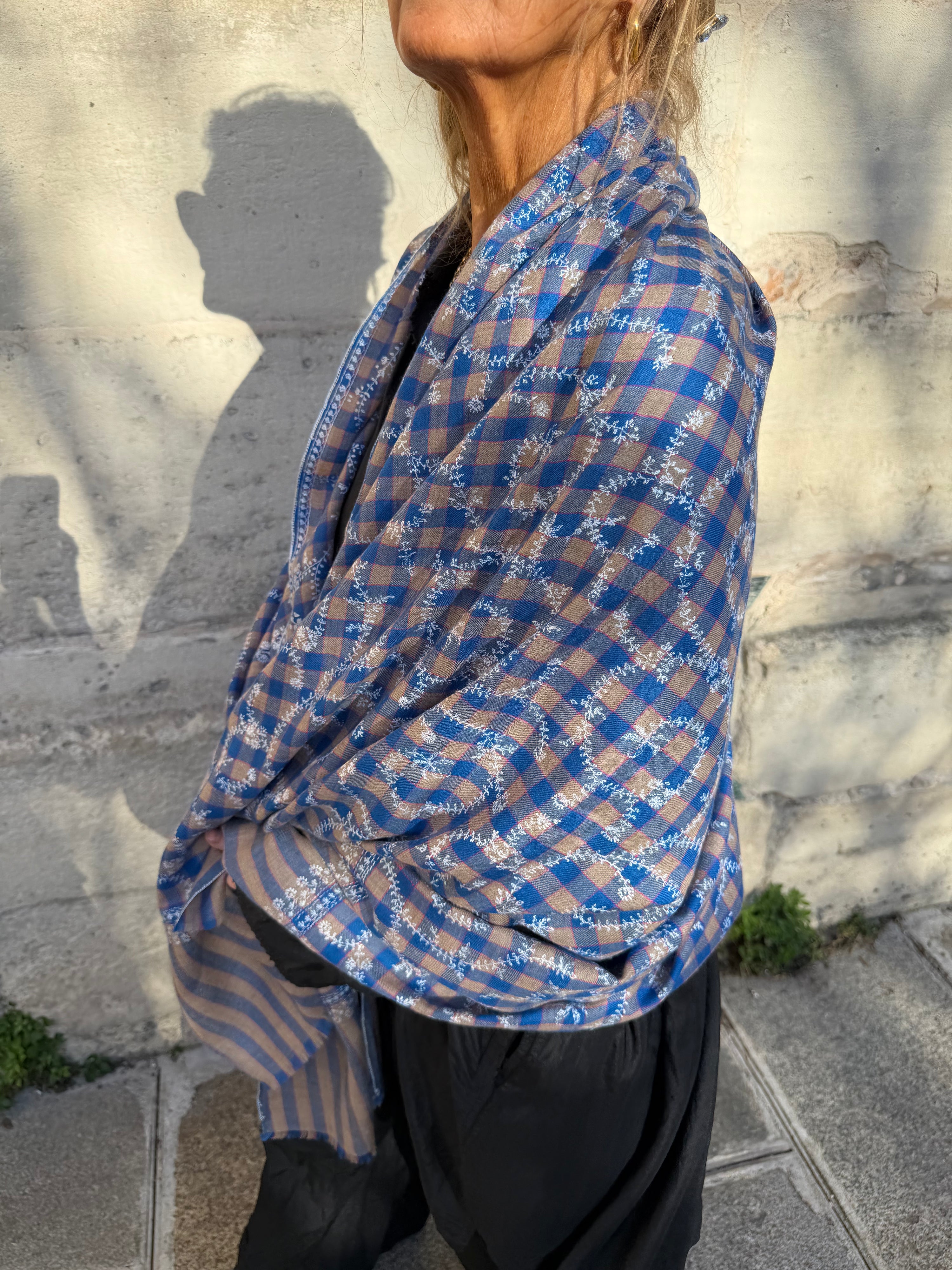 Yaser Shaw Scarf - Sky