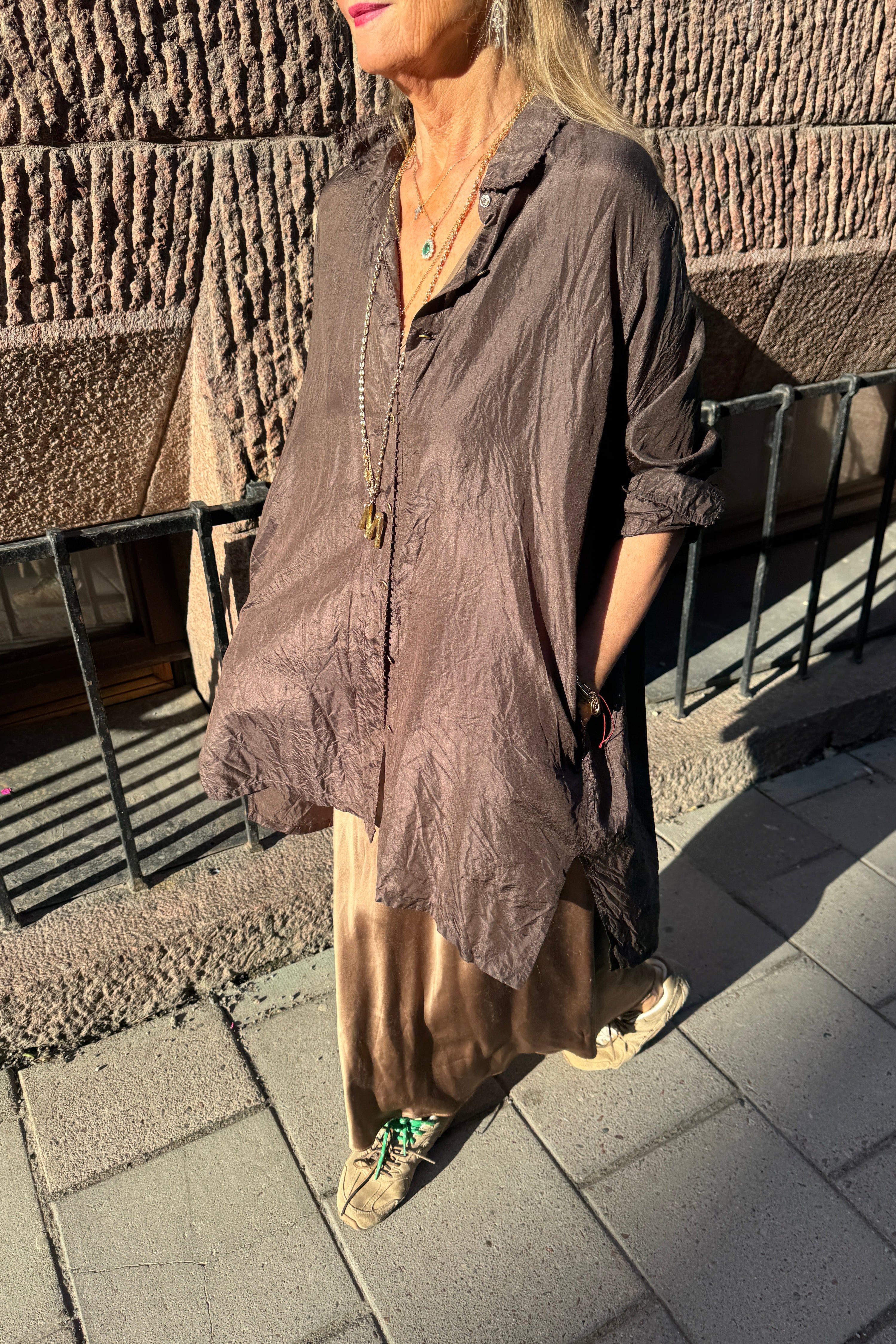Pero Germain Blouse in Chocolate