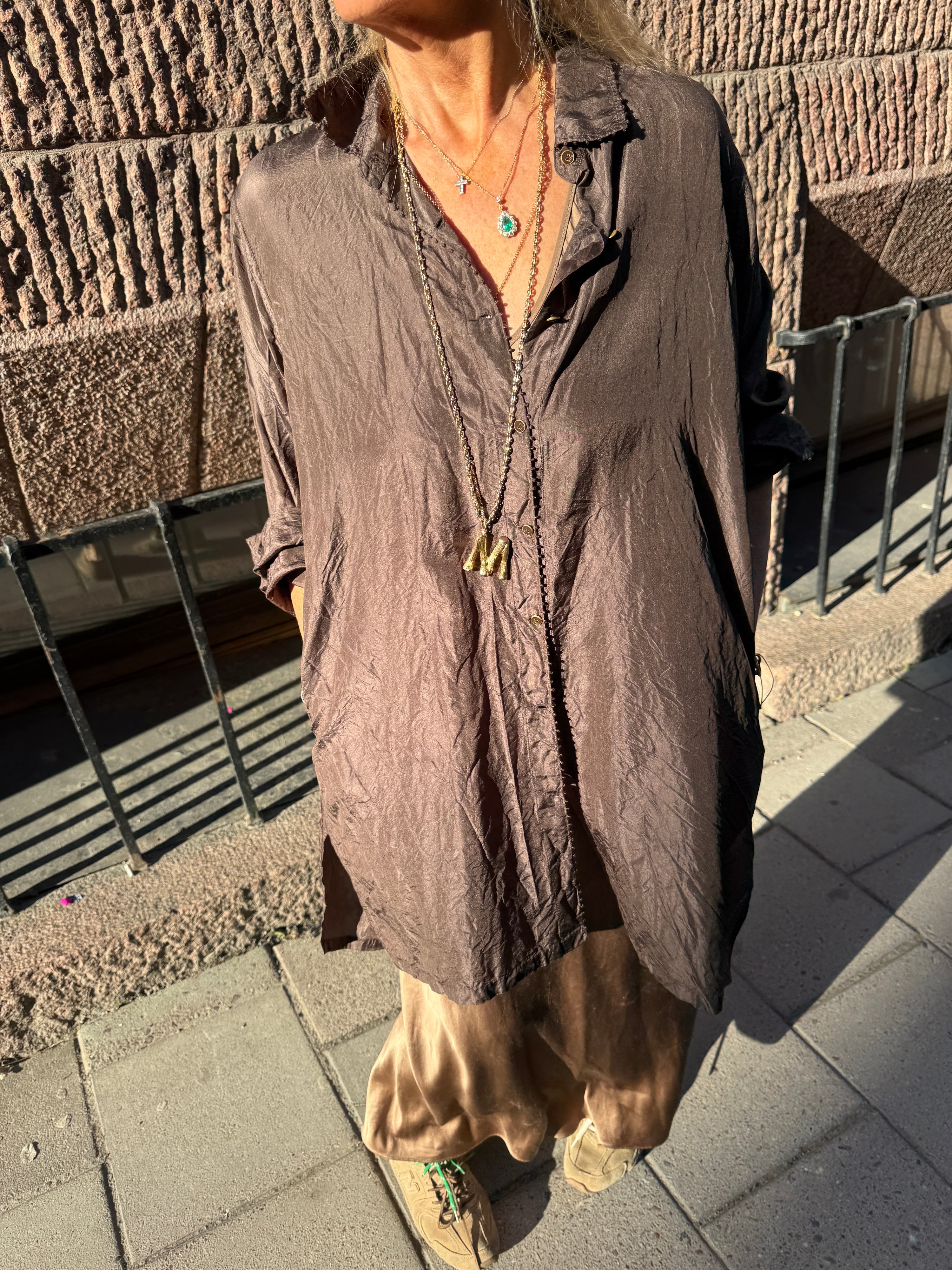 Pero Germain Blouse in Chocolate
