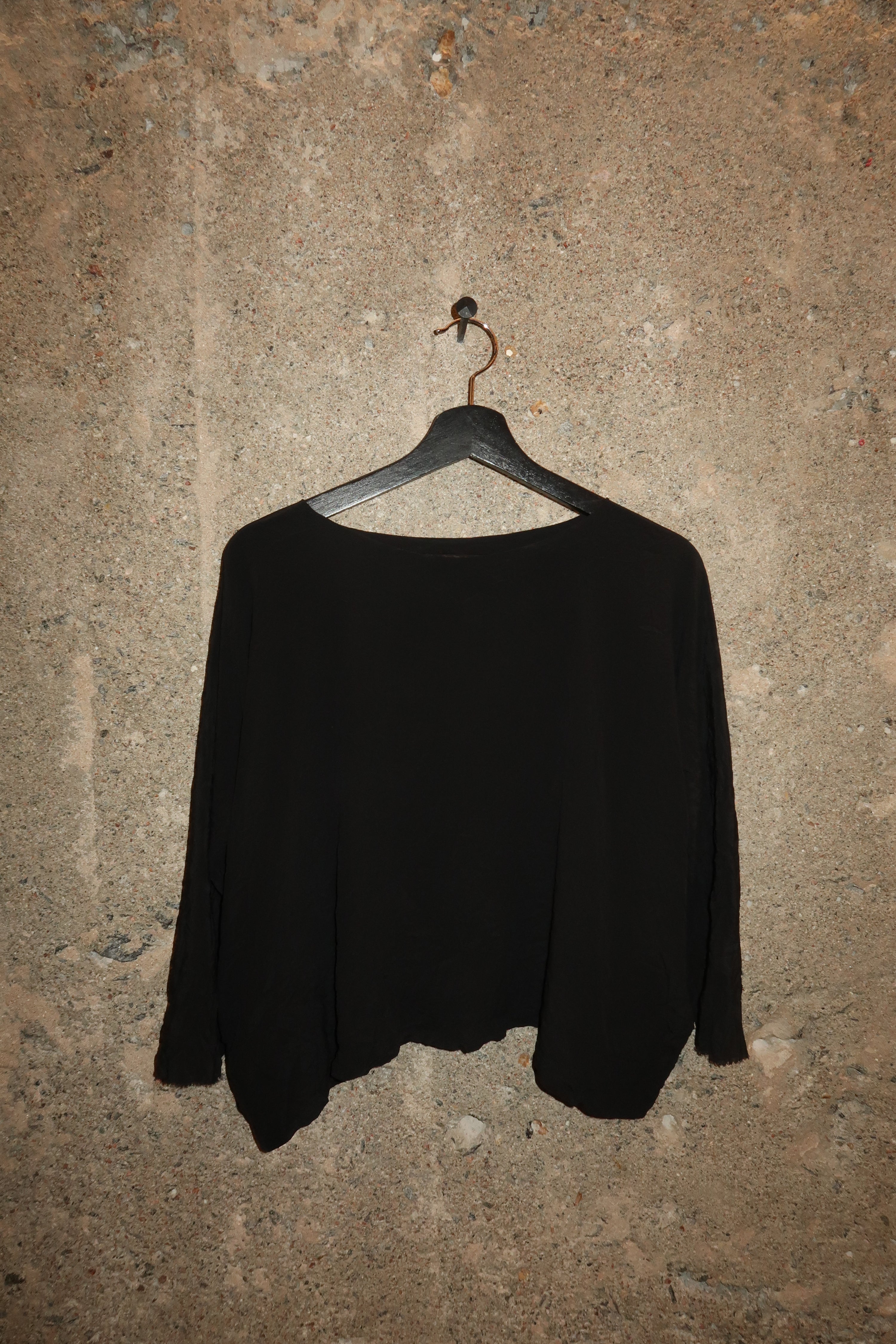 Daniela Gregis lil silk top Black