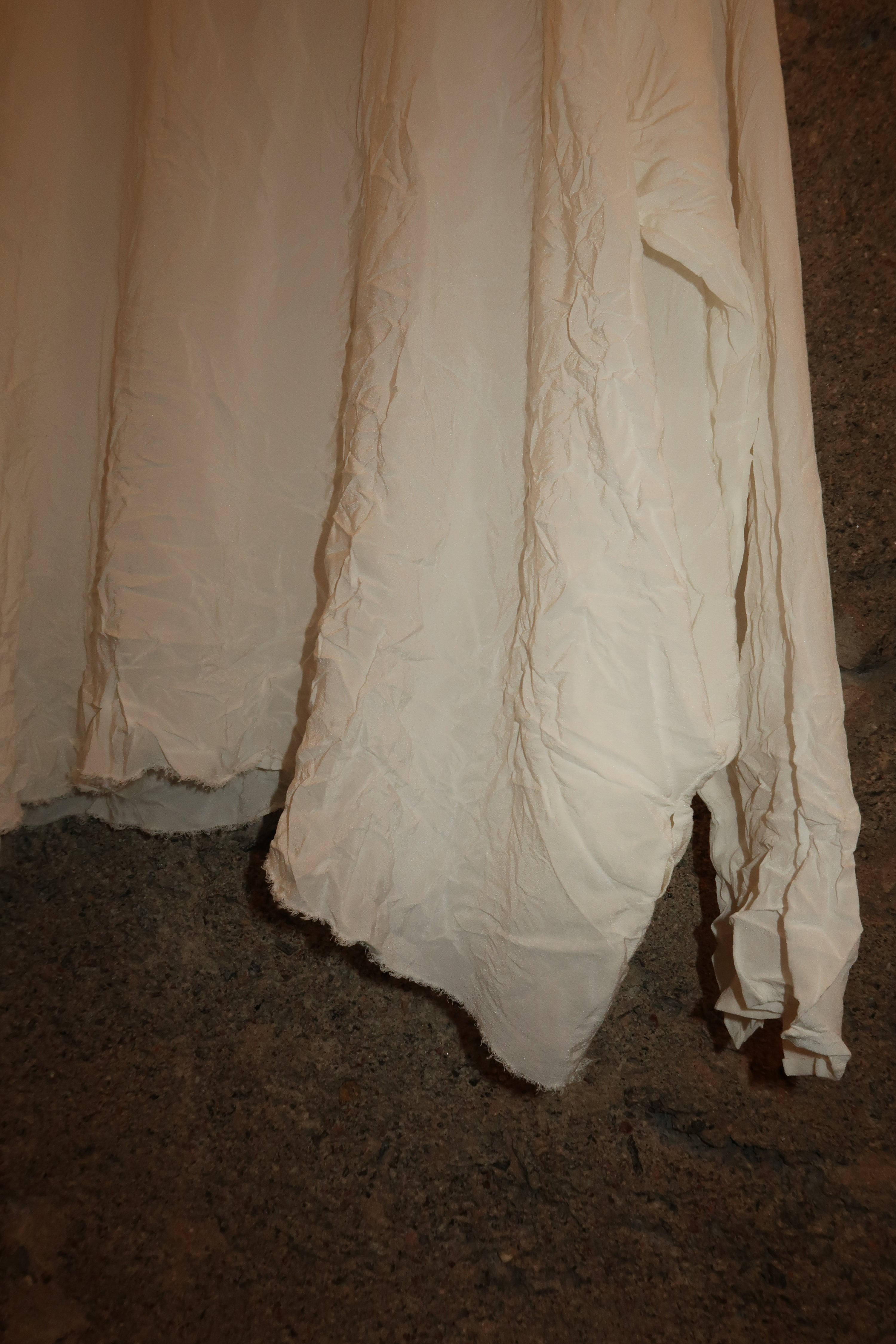 Daniela Gregis Longer silk top White