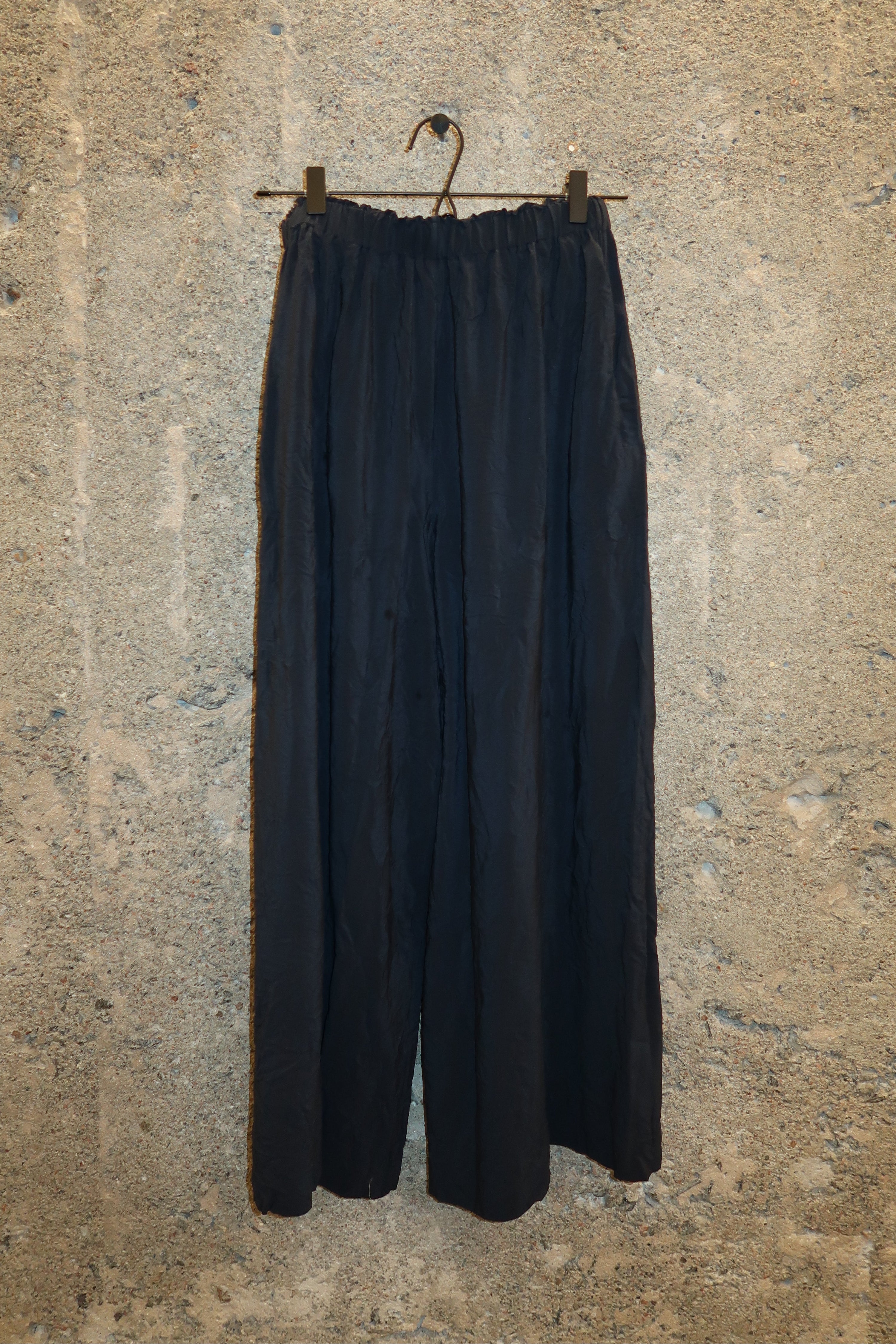 Daniela Gregis Silk Tornabuoni Pants in Navy