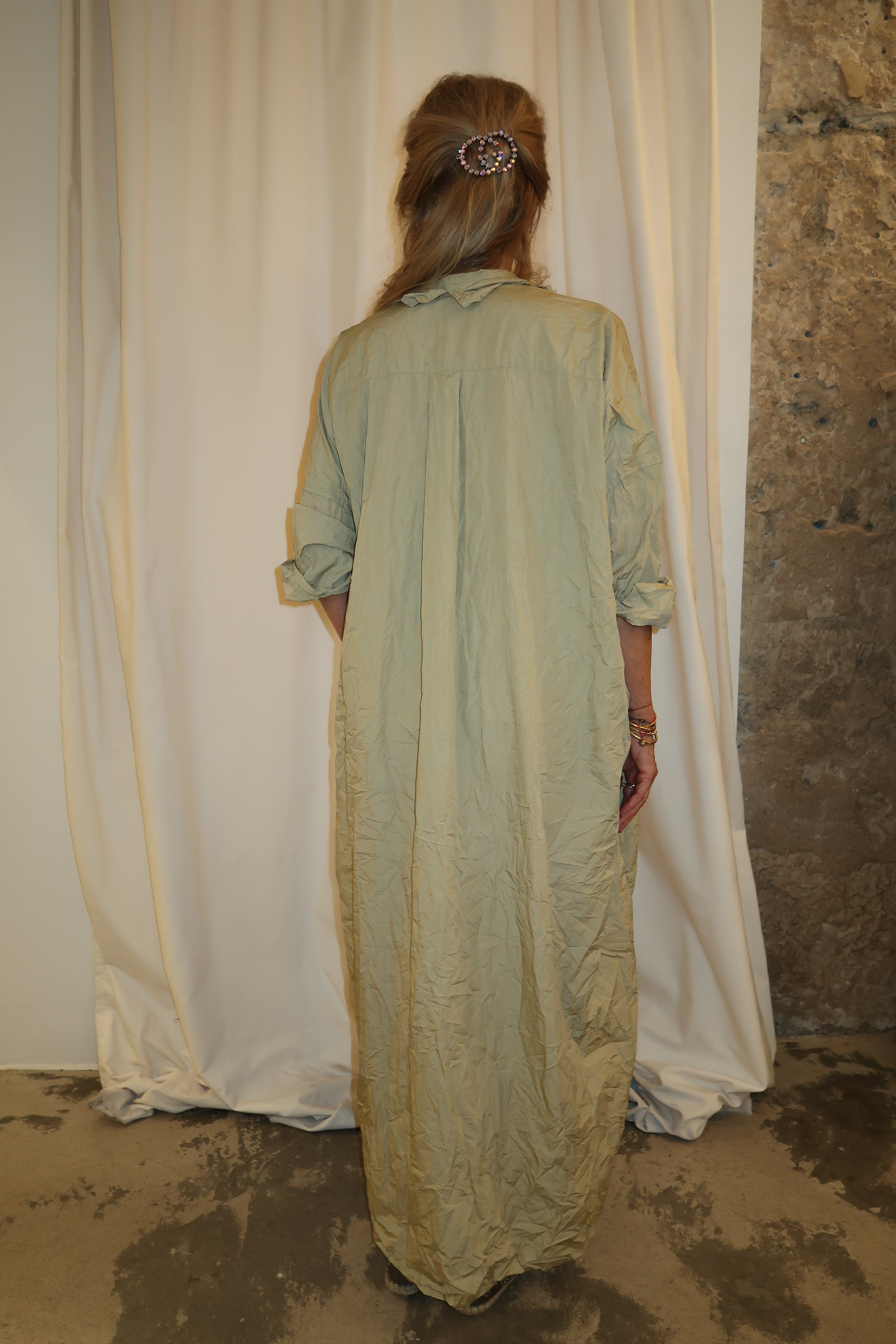 Daniela Gregis Toscana dress in Khaki