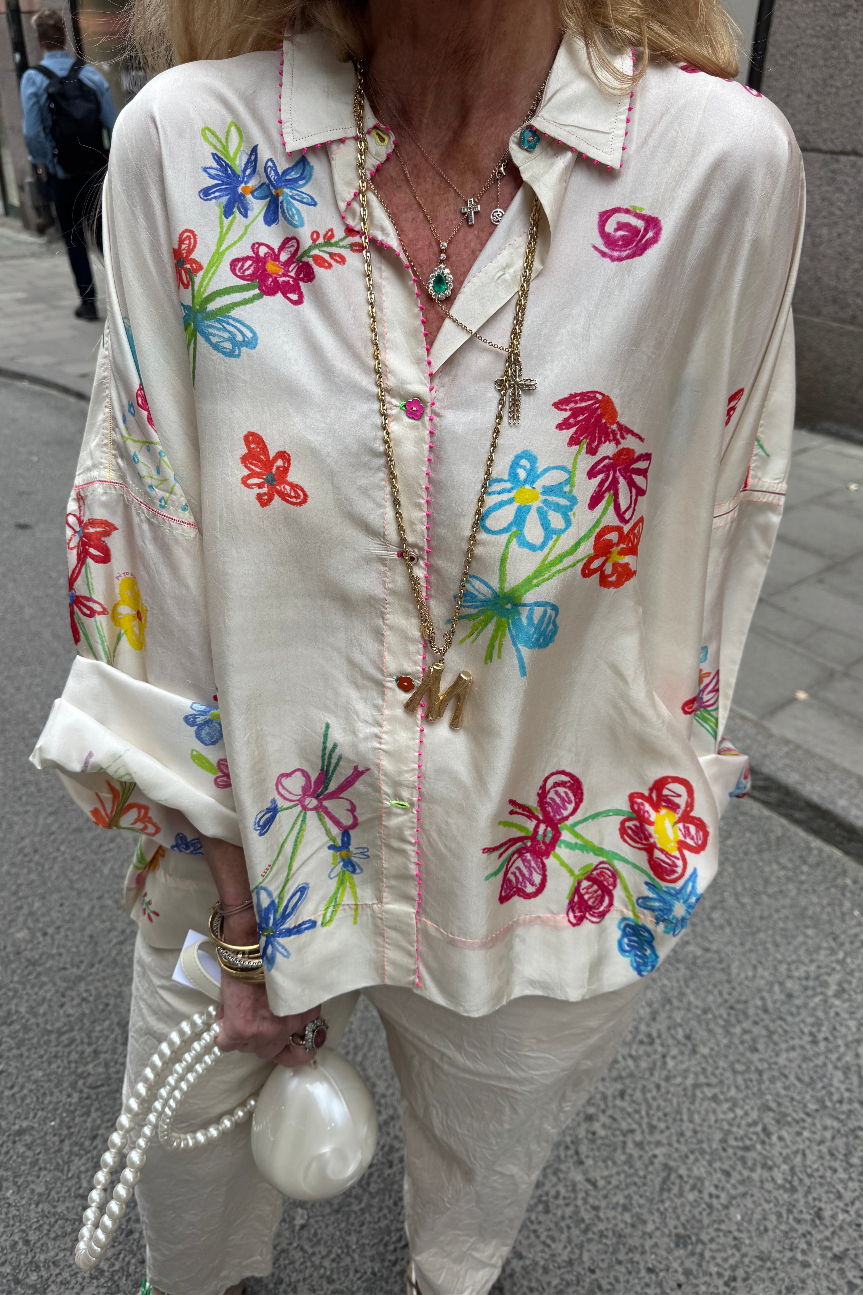Pero - Silk Flower Shirt