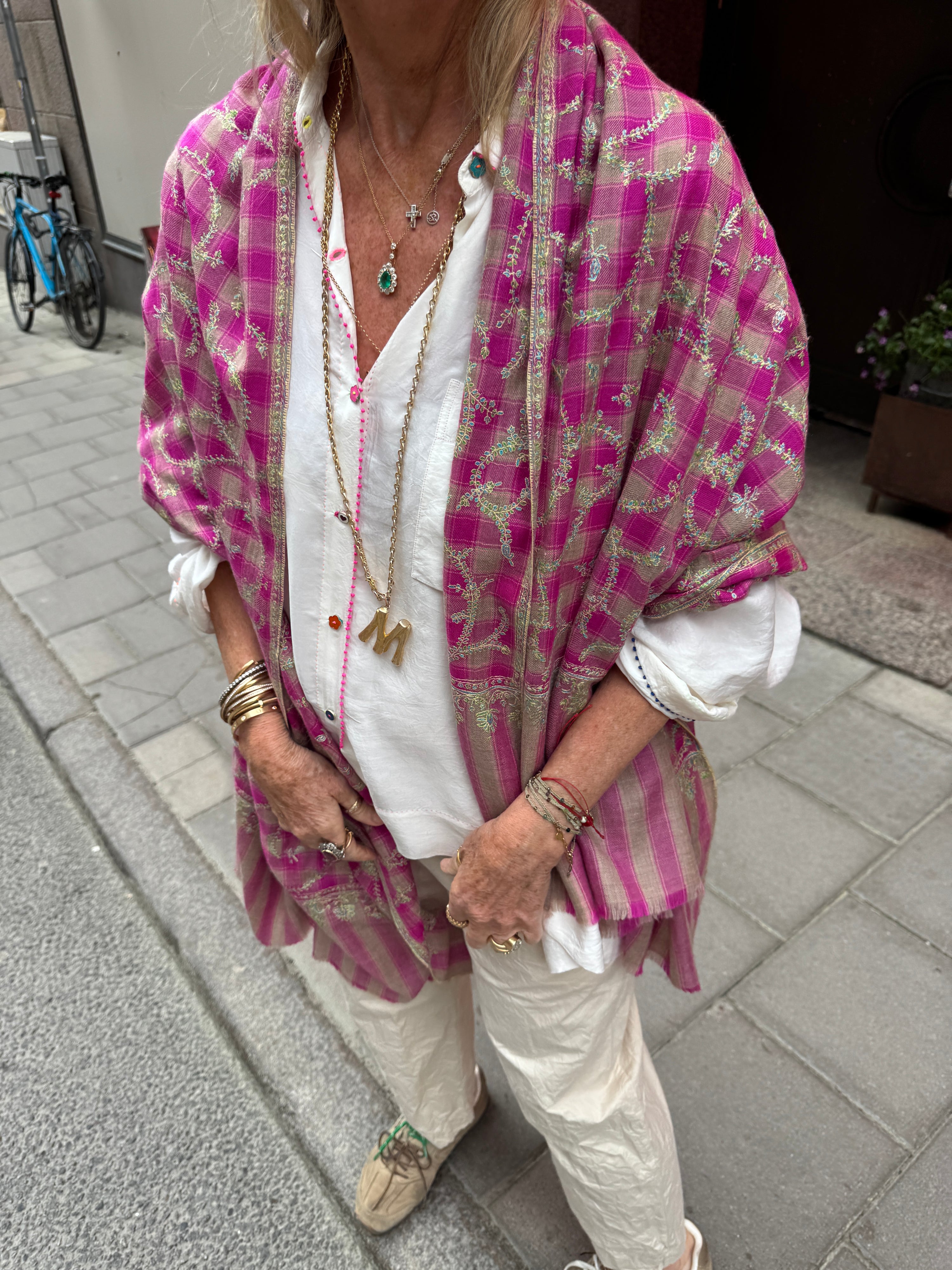 Yaser Shaw Scarf - Magenta
