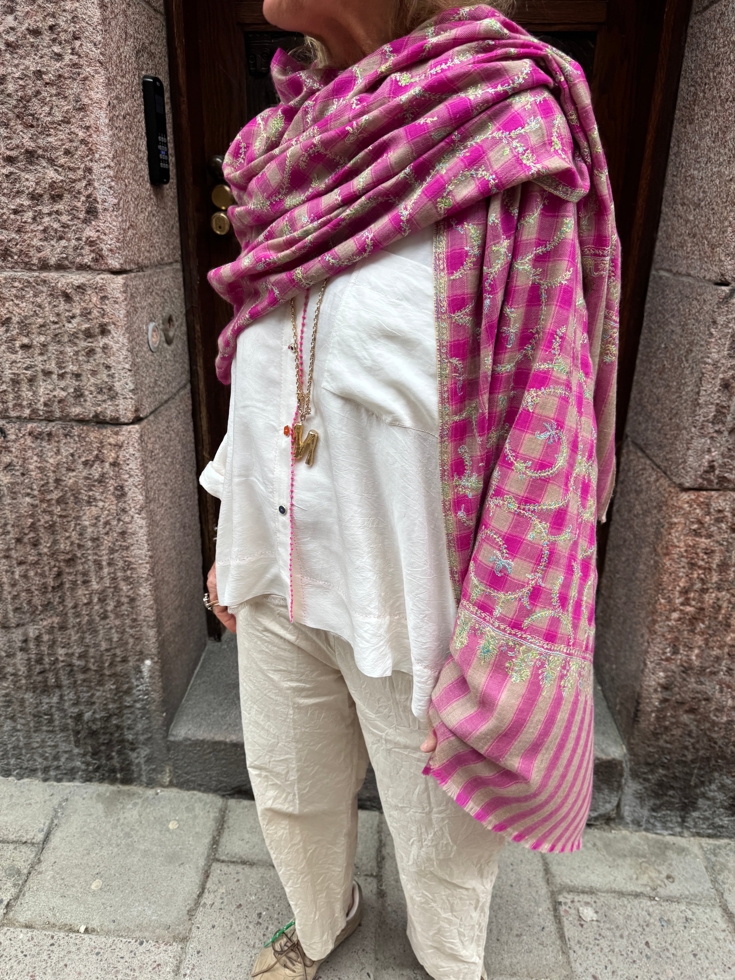 Yaser Shaw Scarf - Magenta