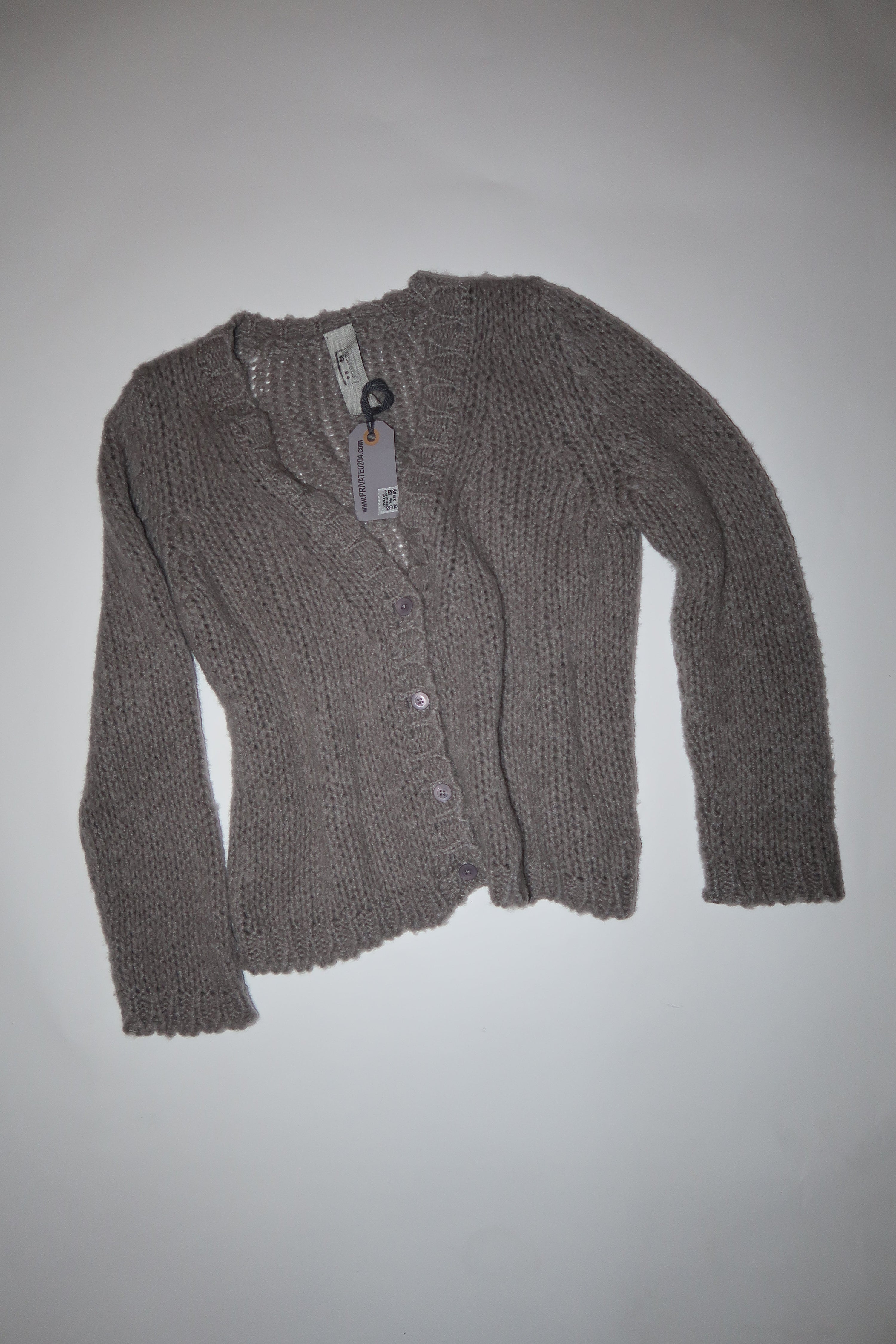 Private Westbourne Cashmere Cardi - Earthy