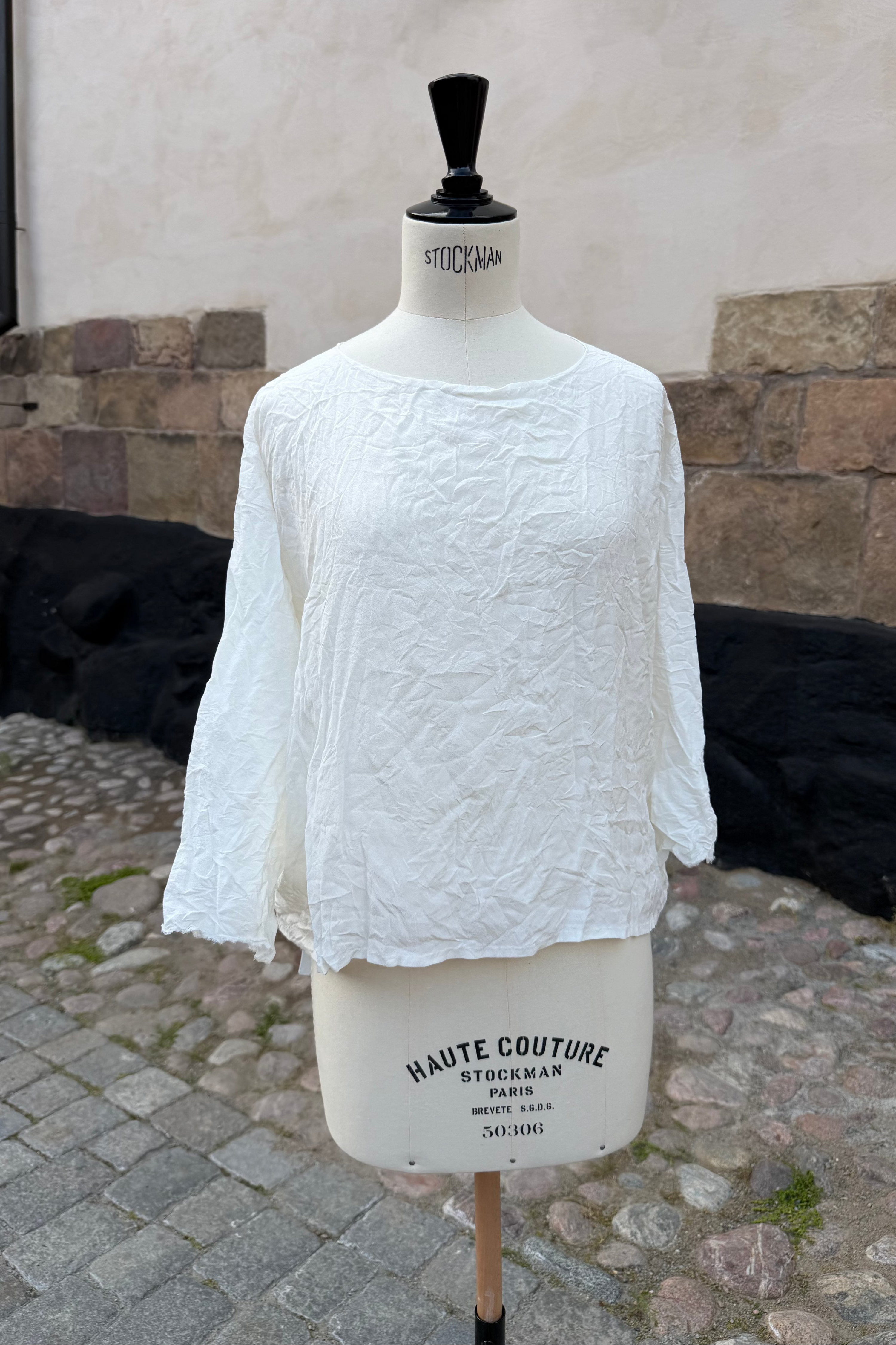 Daniela Gregis lil silk top White