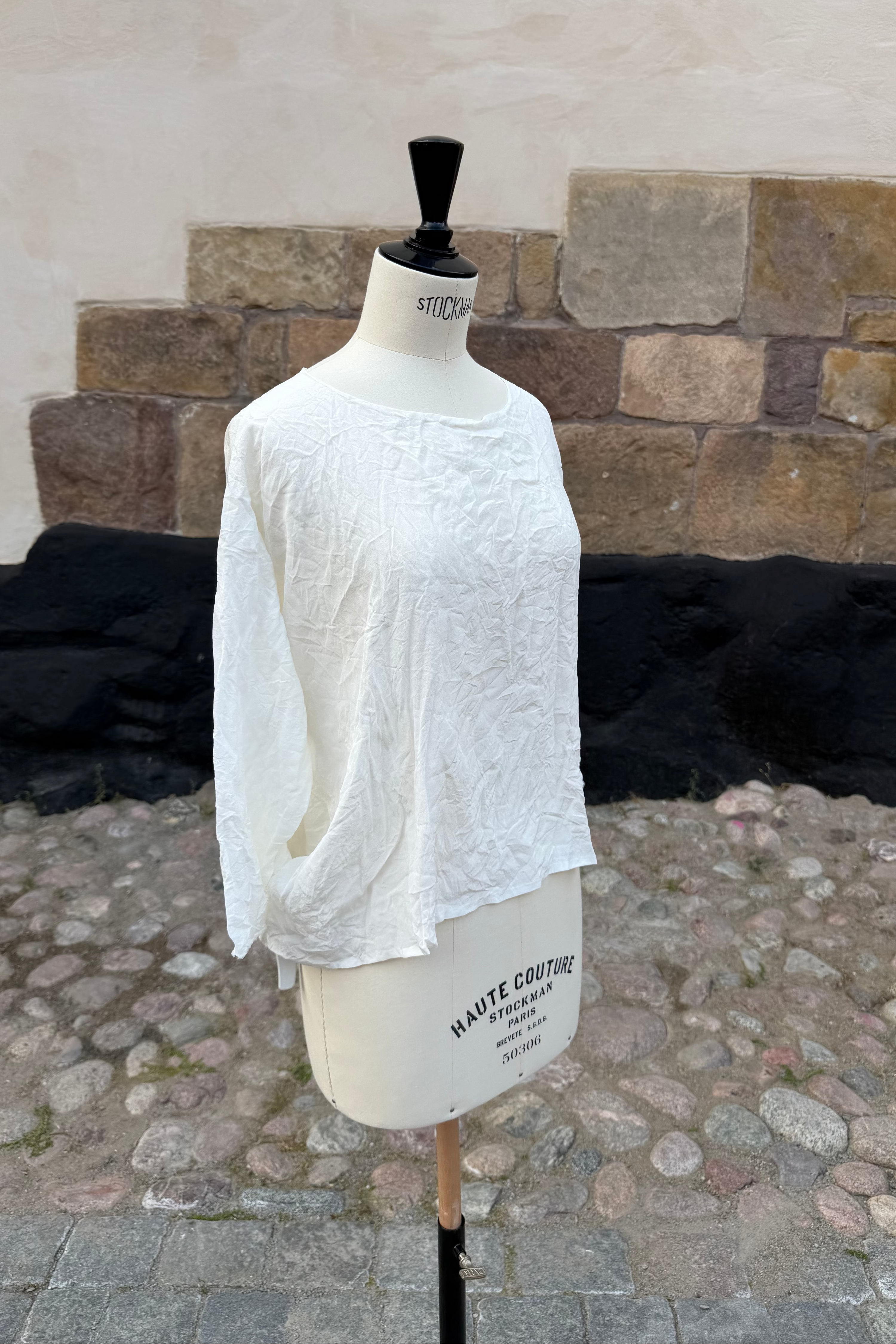 Daniela Gregis lil silk top White