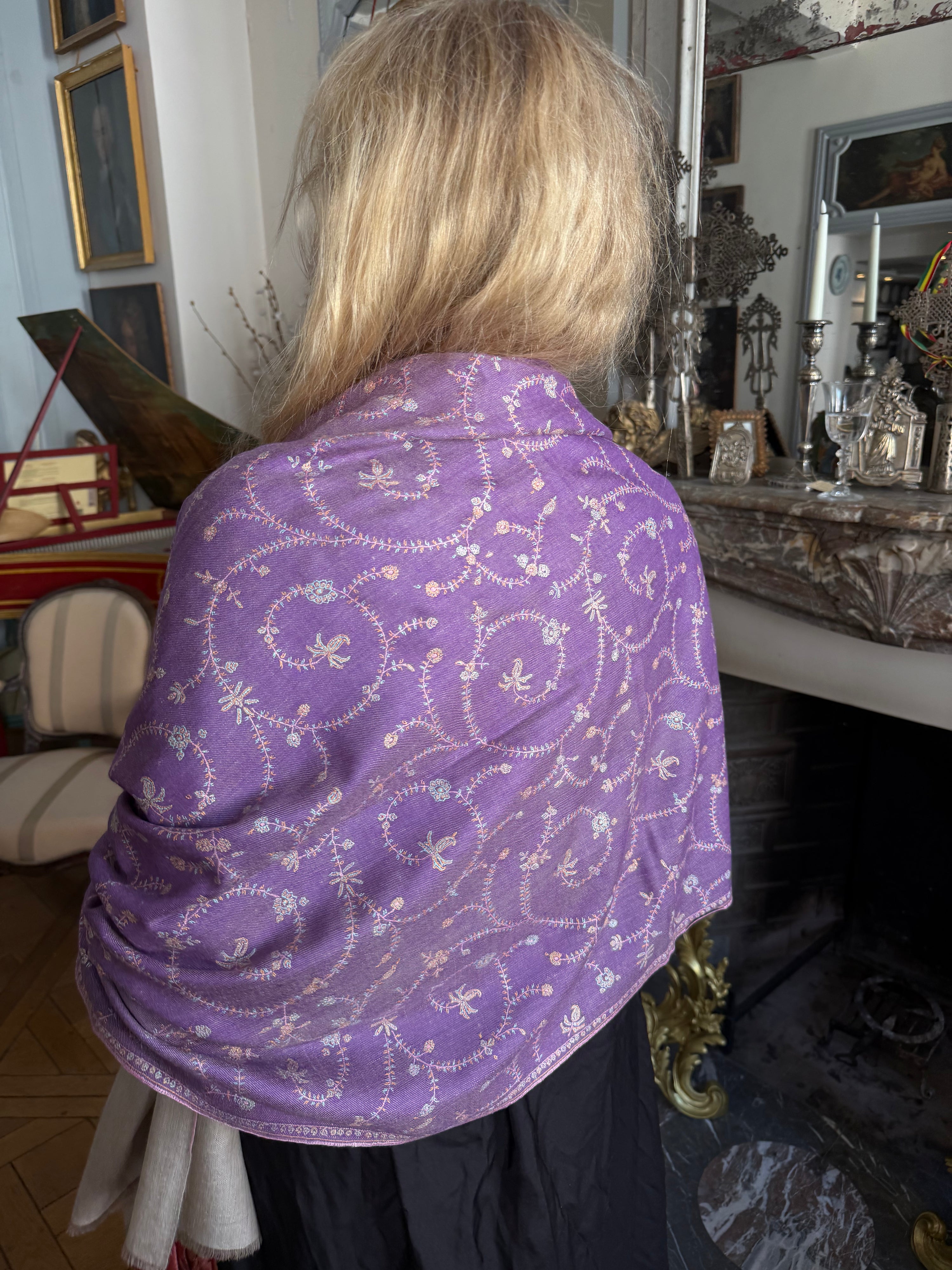 Yaser Shaw Scarf - Iris