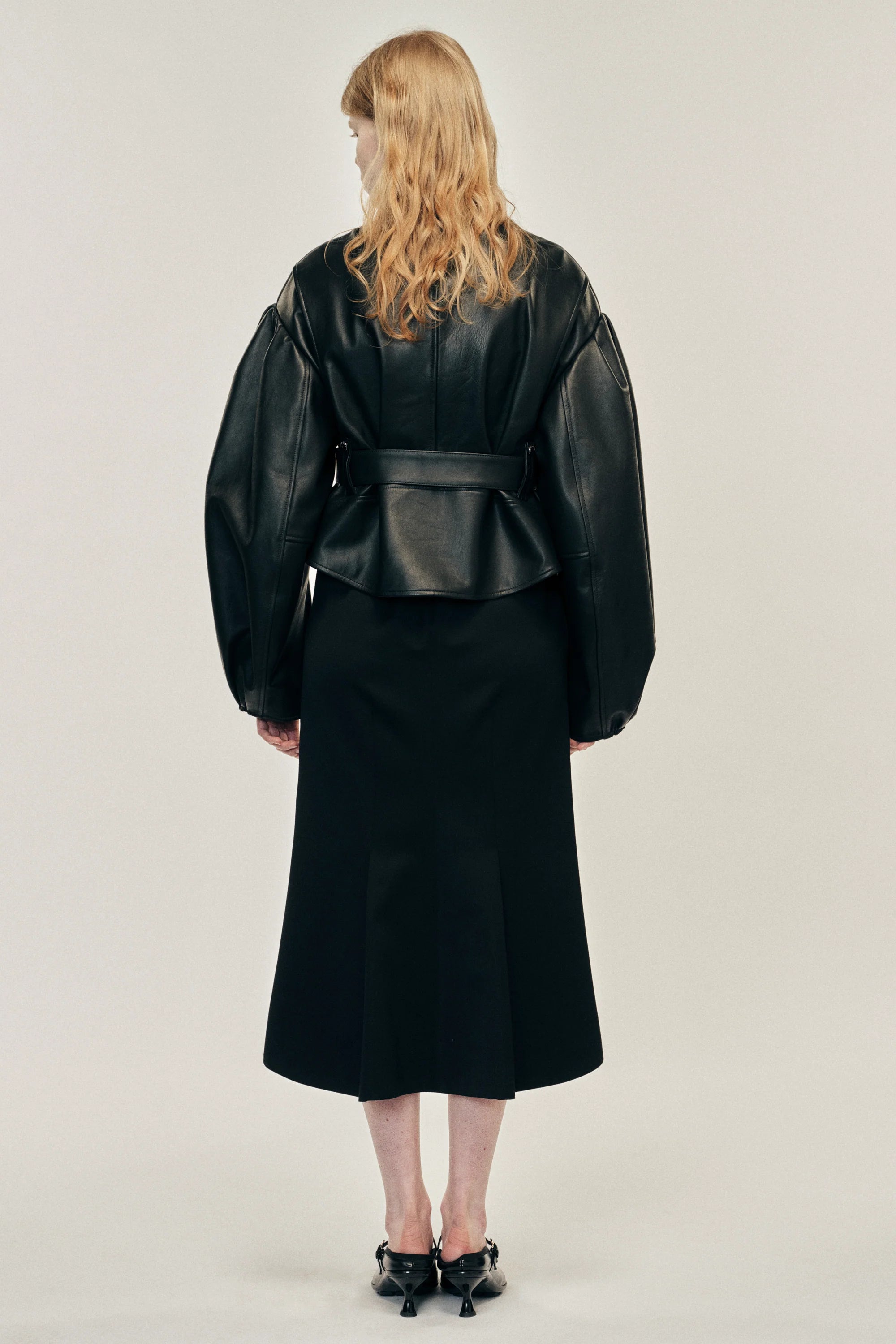 Simone Rocha Multi Belt Loop Kick Back Skirt
