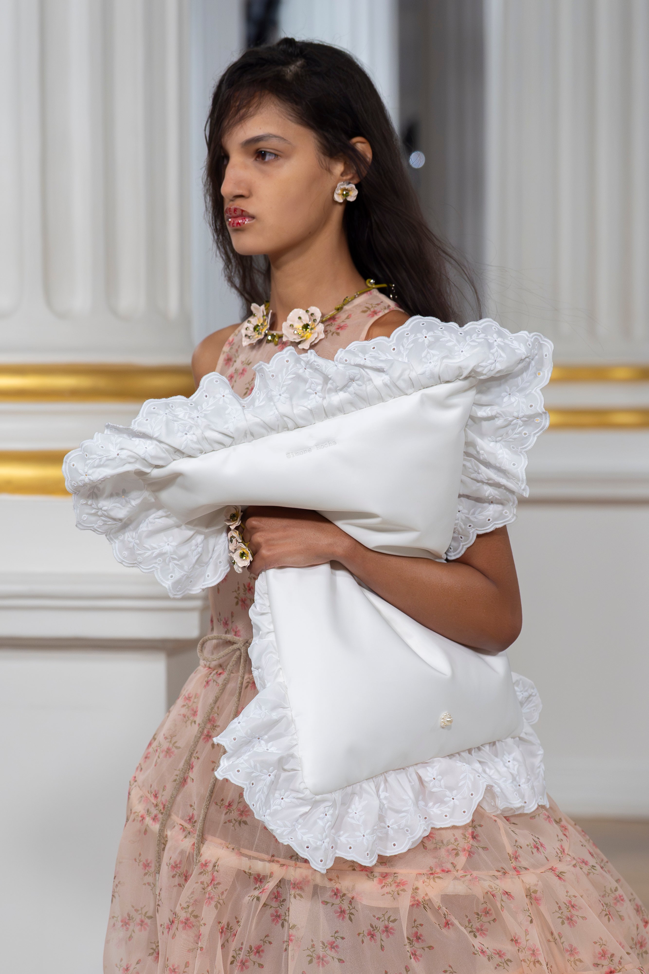 Simone Rocha Pillowcase Clutch Bag - White