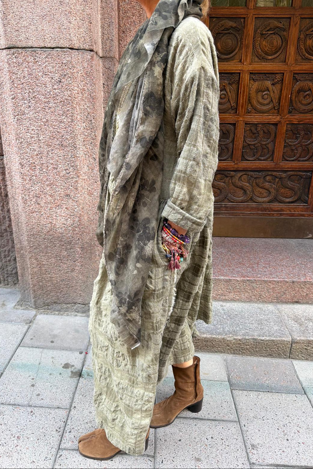 Uma Wang Ming Dress - Sage