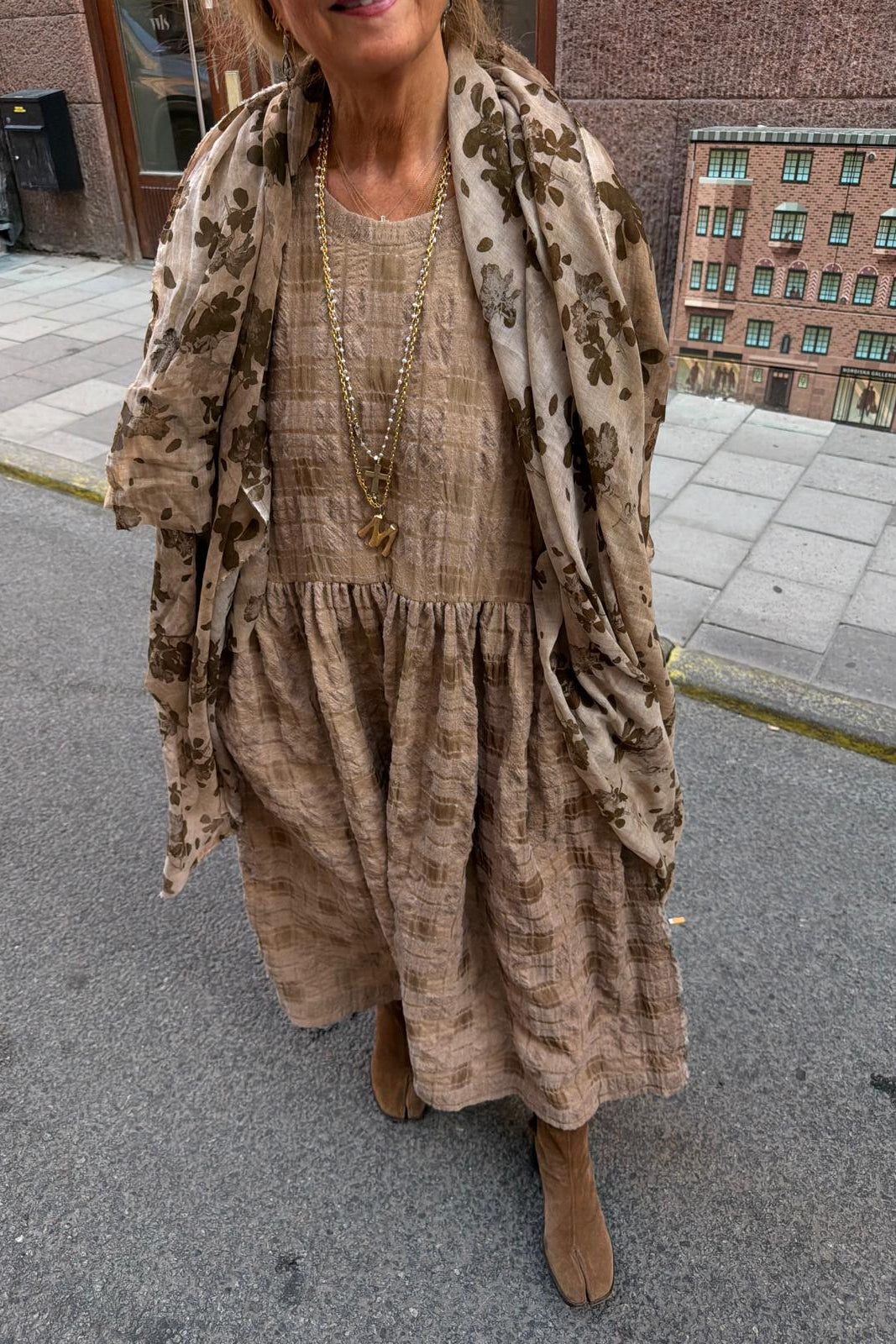Uma Wang Ming Dress - Tan
