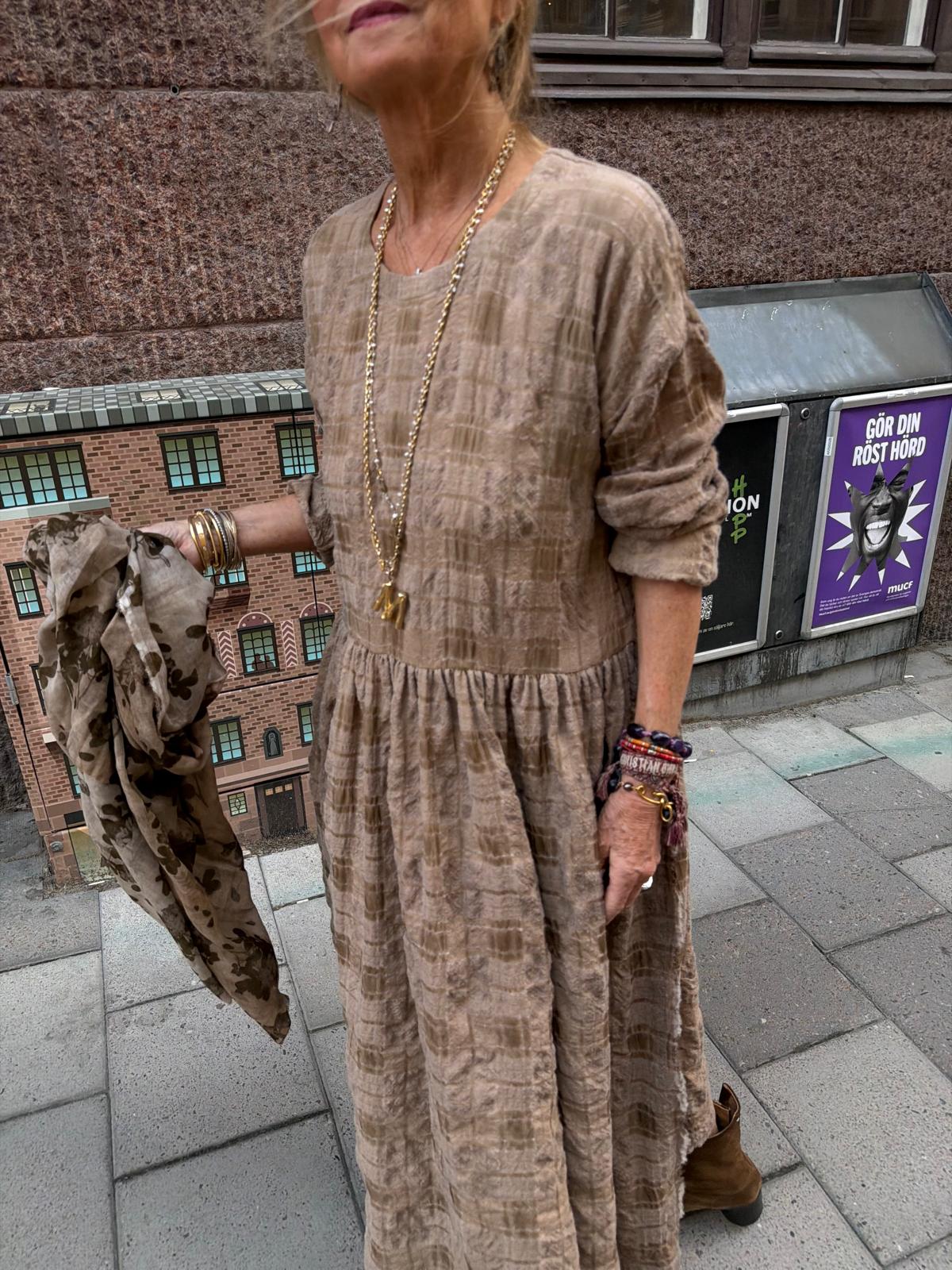 Uma Wang Ming Dress - Tan