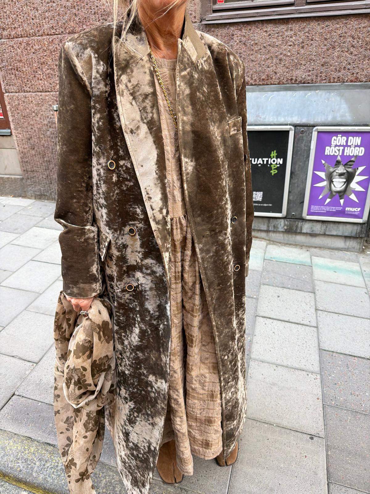 Uma Wang Velvet Coat