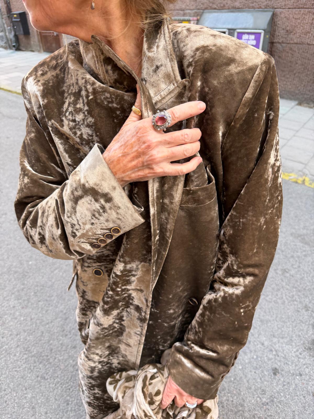 Uma Wang Velvet Coat
