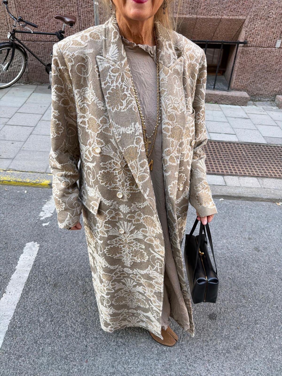 Uma Wang Jacquard Norr Coat