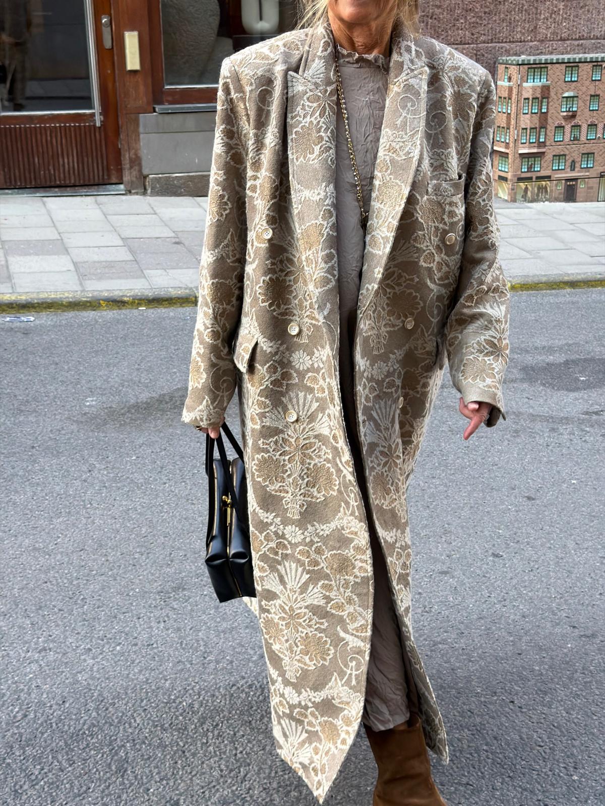Uma Wang Jacquard Norr Coat