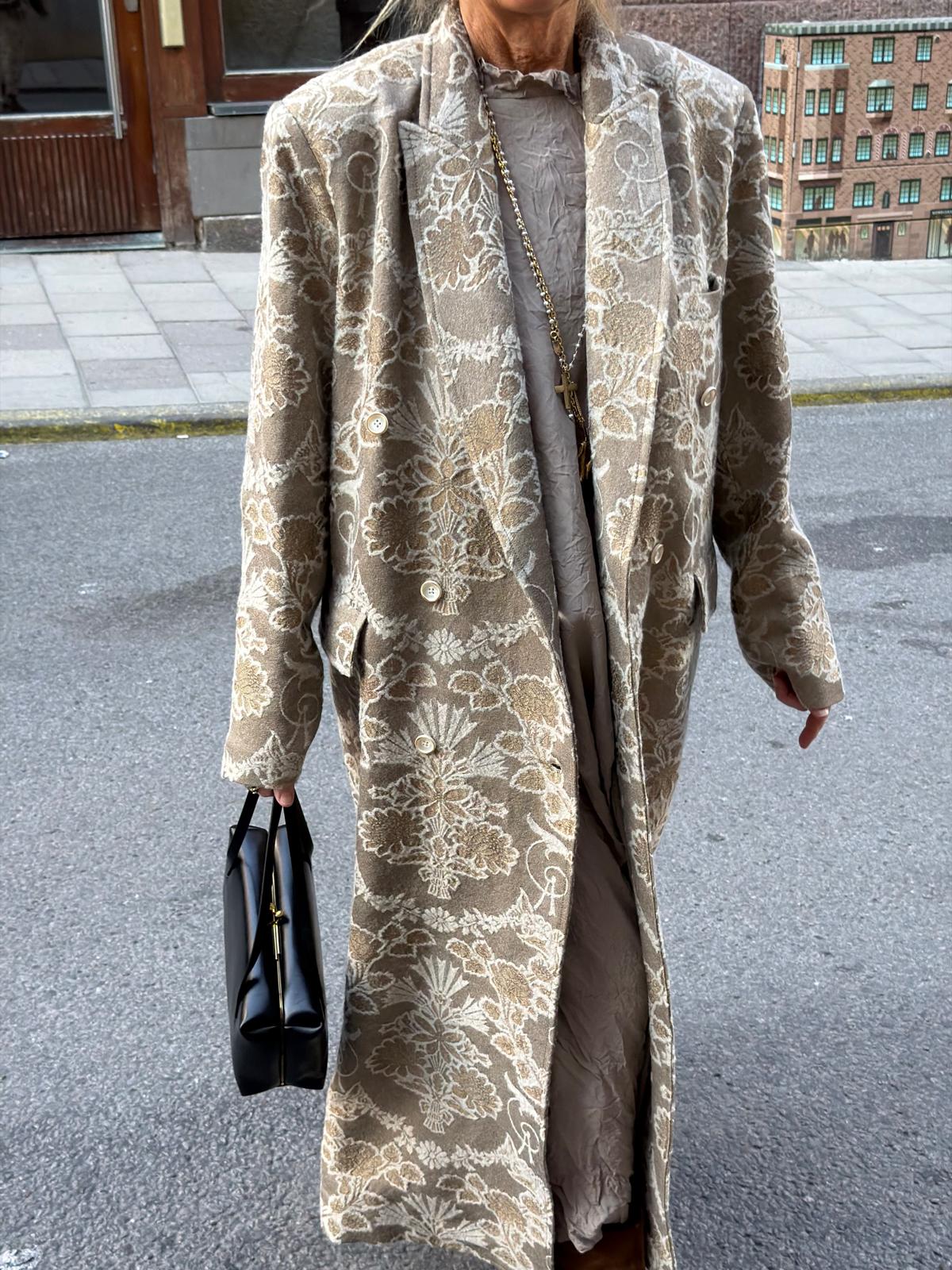 Uma Wang Jacquard Norr Coat