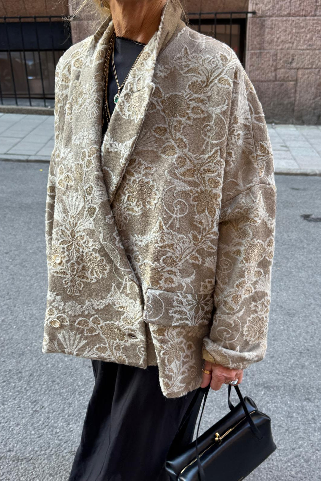 Uma Wang Jacquard Norr Jacket