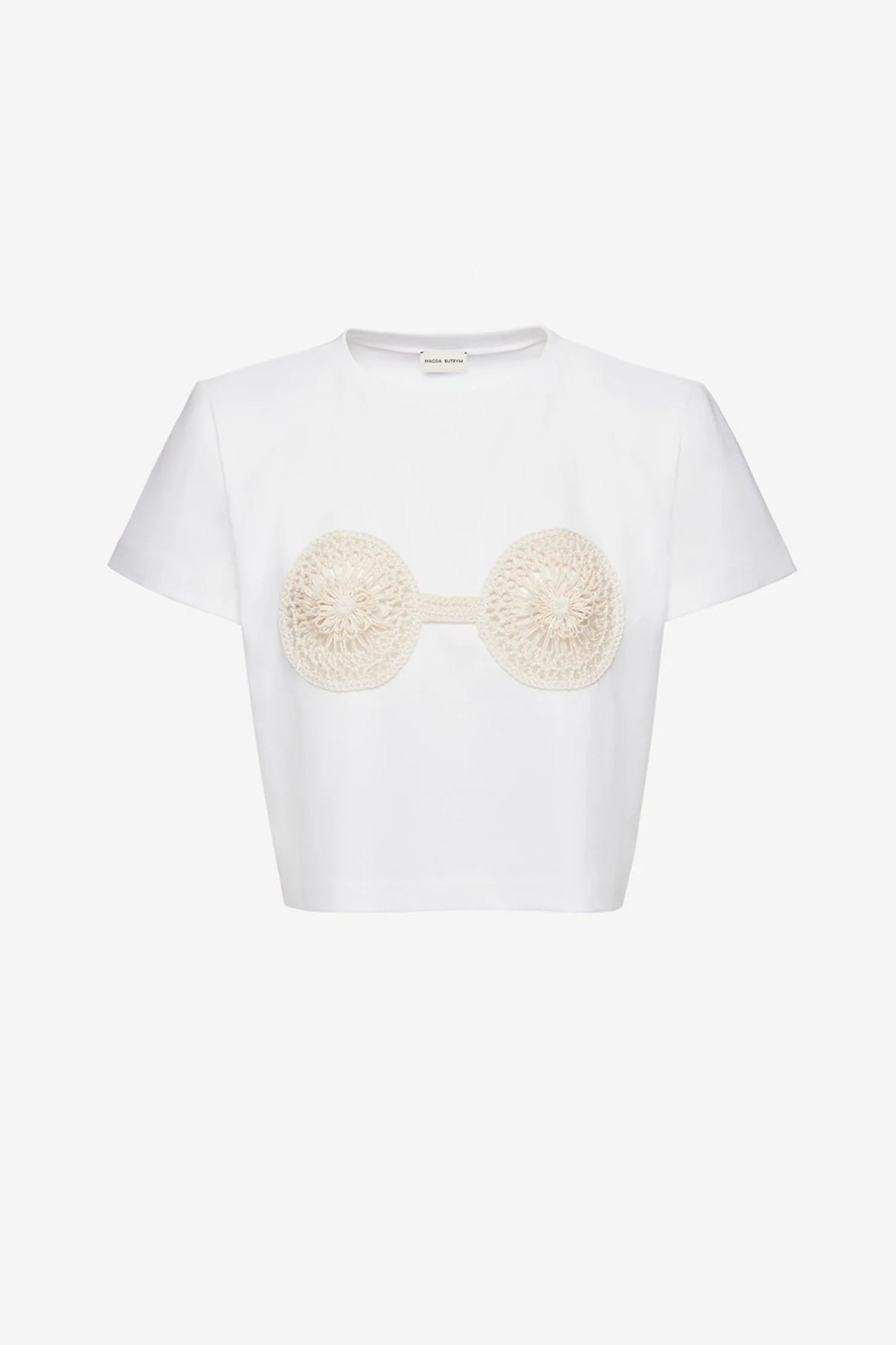 Magda Butrym Crochet bra t-shirt