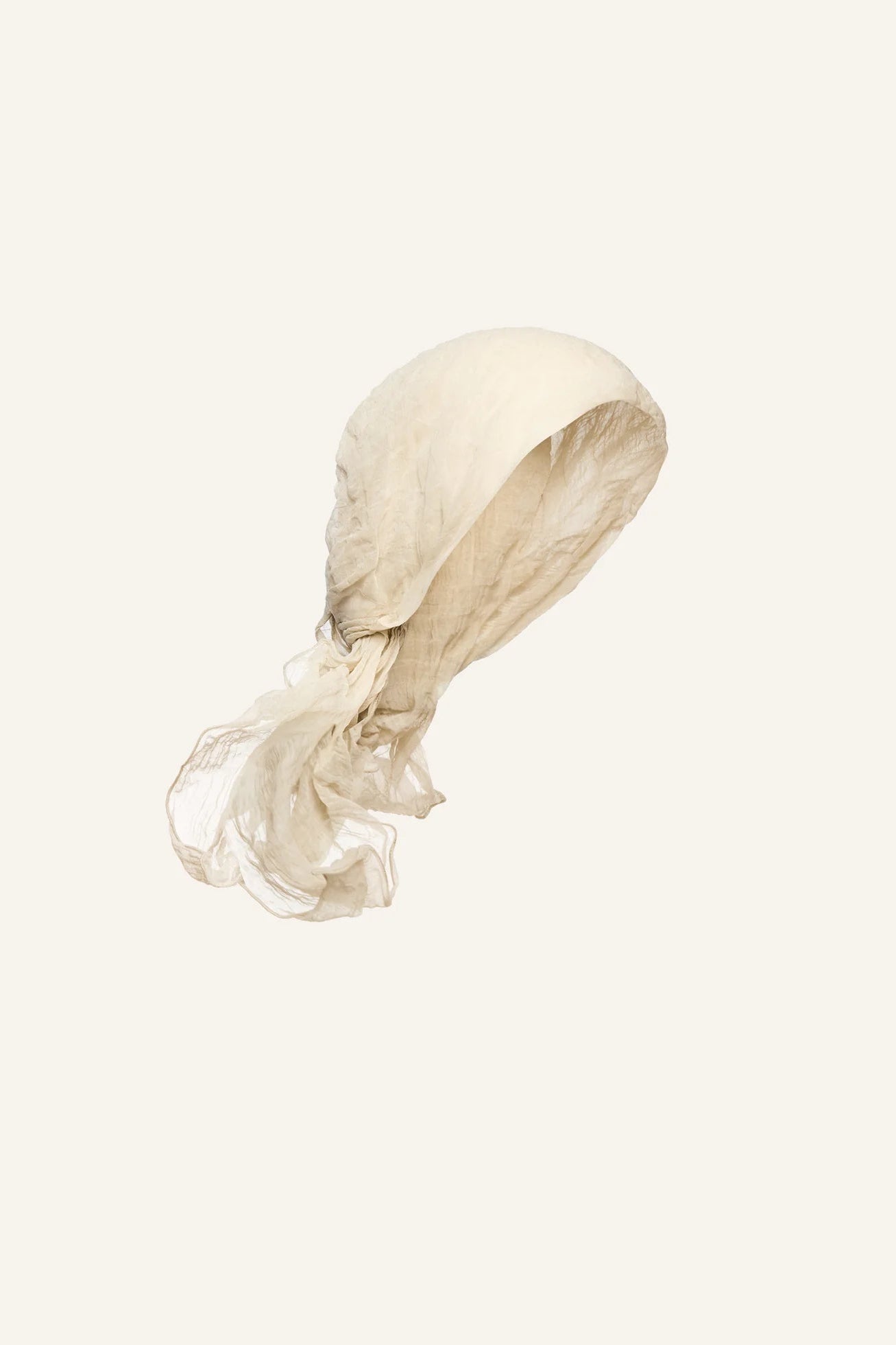Magda Butrym Wired head scarf in cream