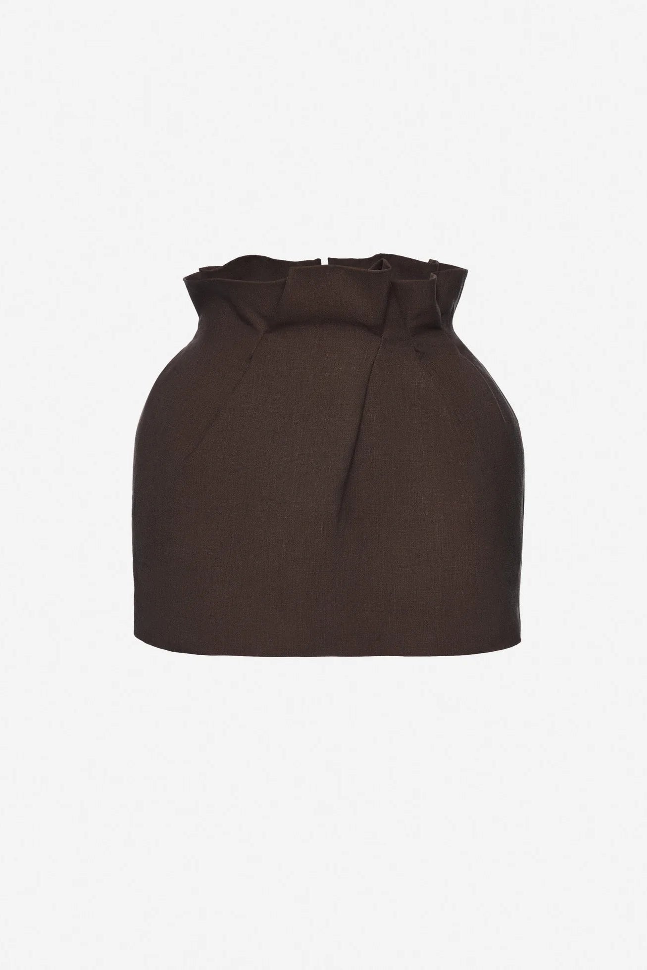 Magda Butrym Mini Skirt in Brown