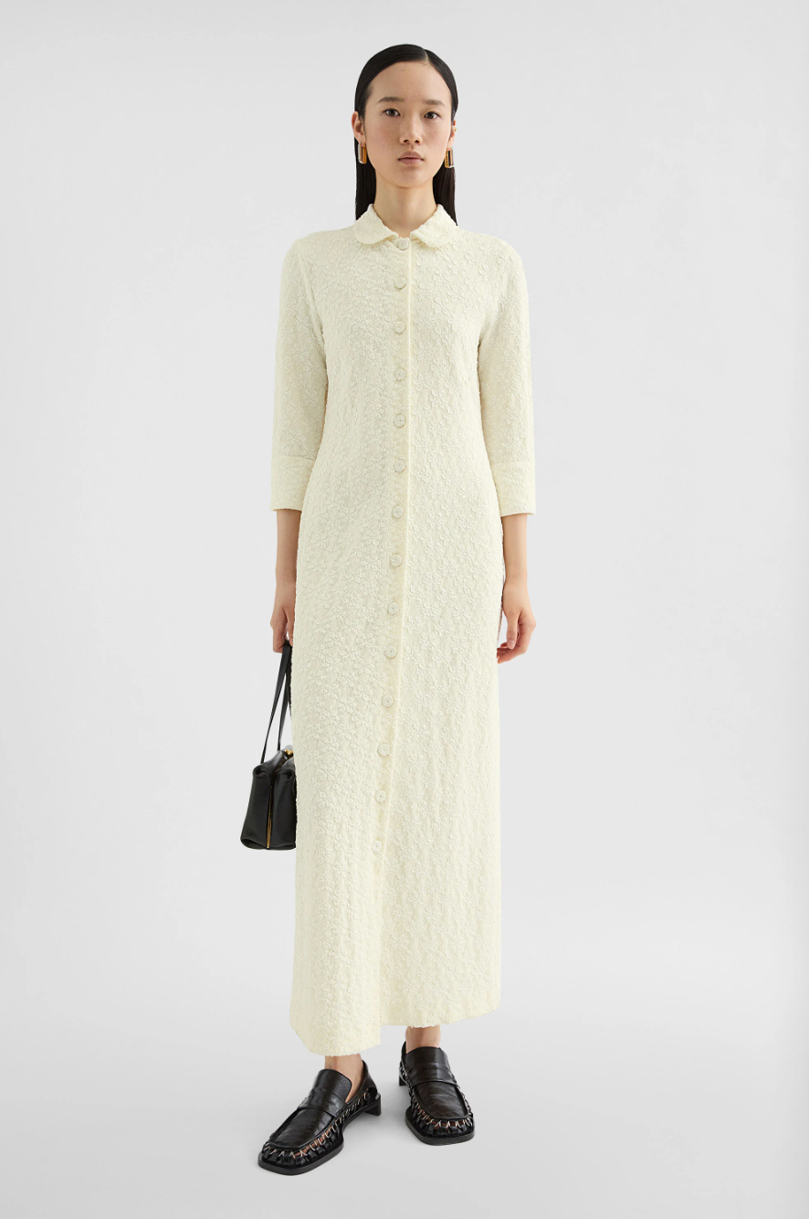 Jil Sander Viscose Gaufré Dress