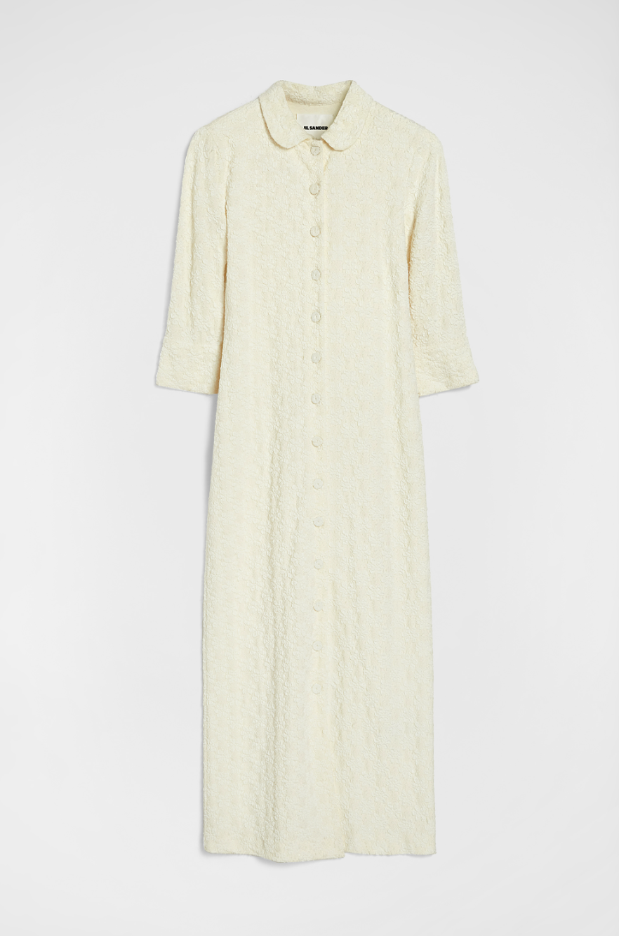 Jil Sander Viscose Gaufré Dress
